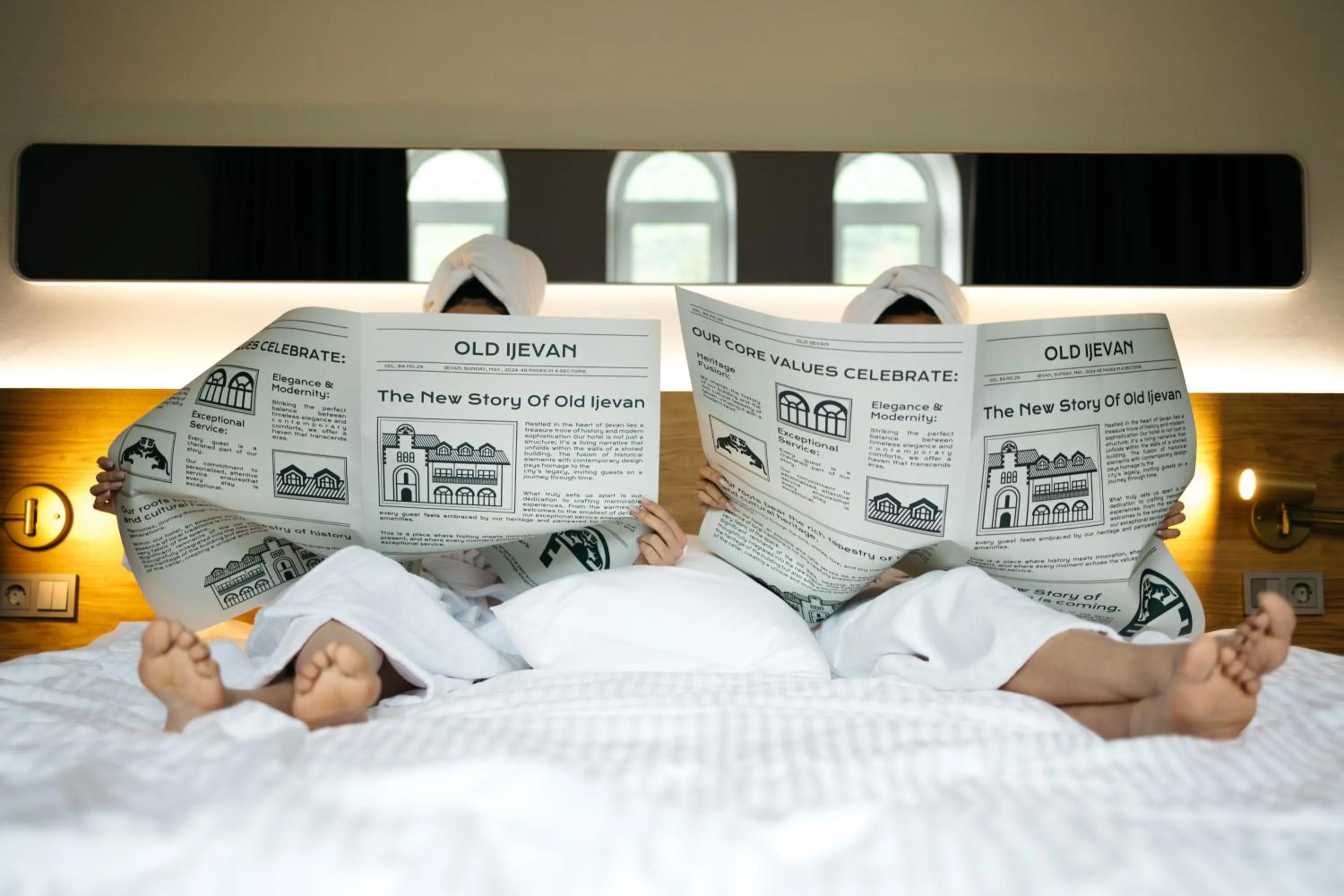 Bed in Old Ijevan Boutique Hotel