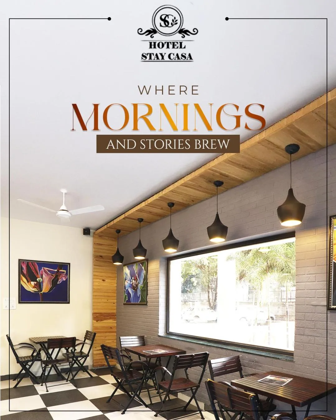 Restaurant/places to eat in Hotel Stay Casa