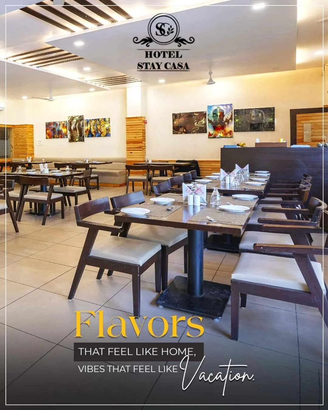 Restaurant/places to eat in Hotel Stay Casa