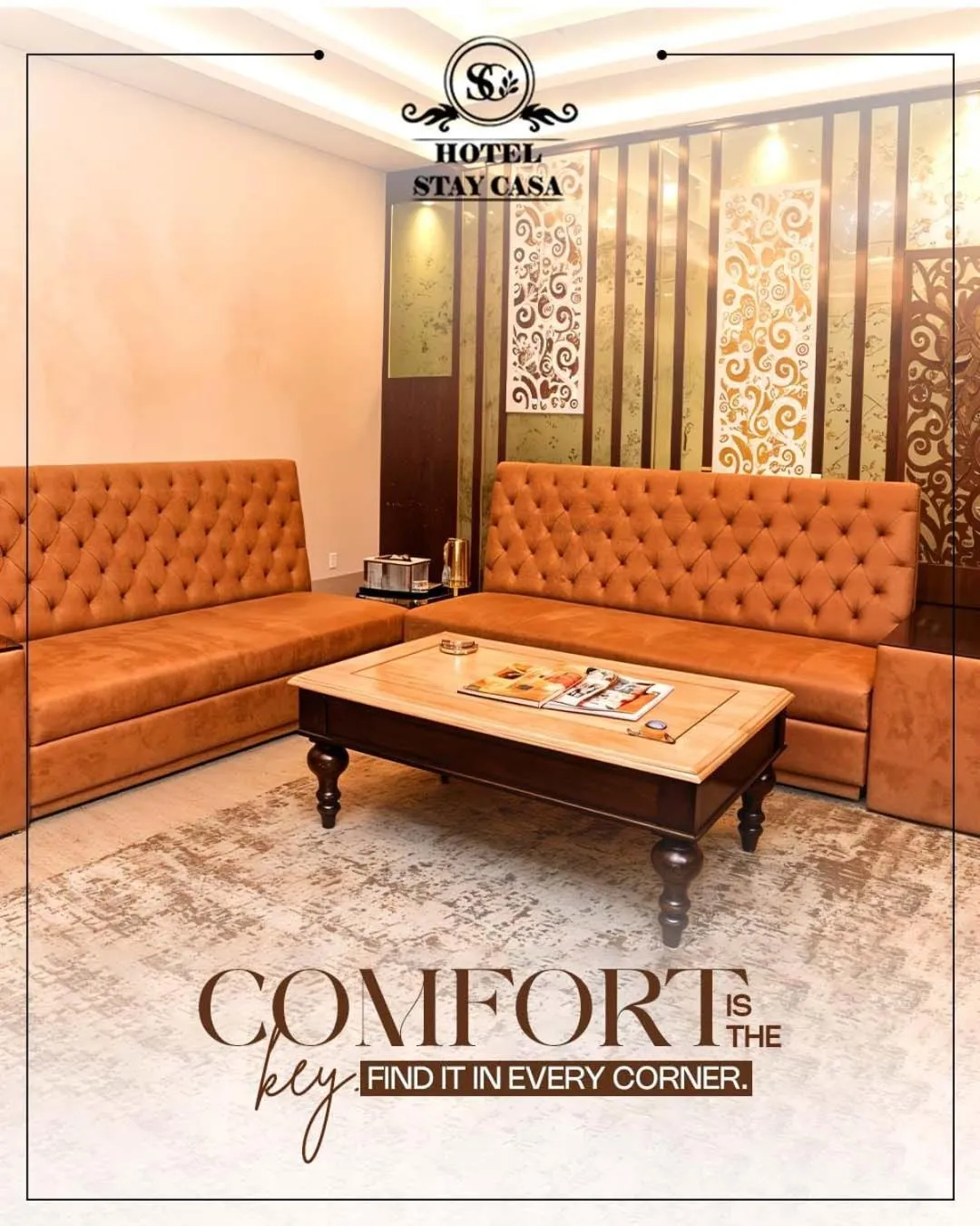 Seating area in Hotel Stay Casa