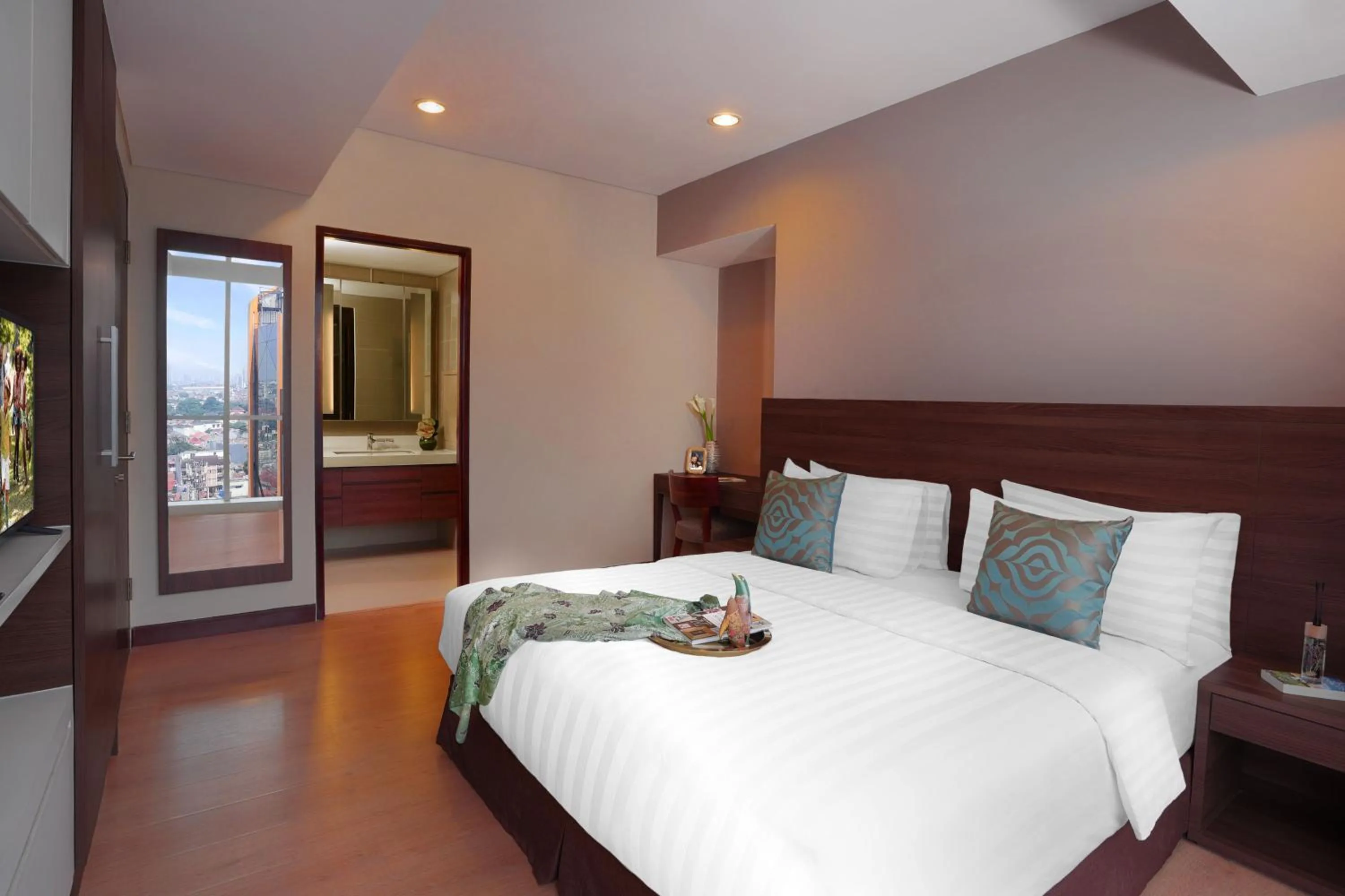 Bed in Somerset Kencana Jakarta