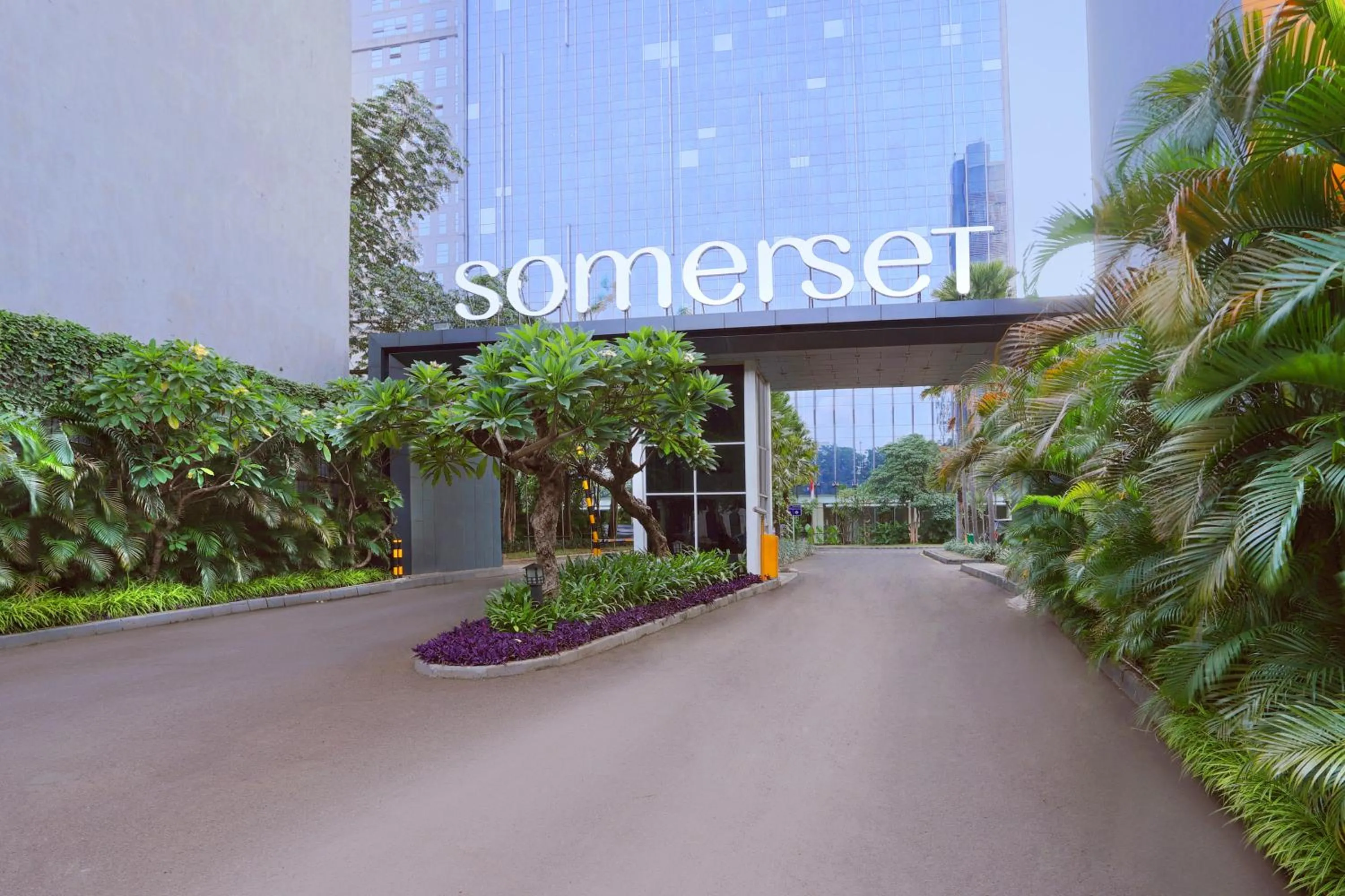 Facade/entrance in Somerset Kencana Jakarta