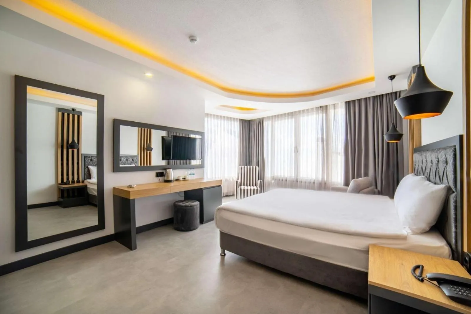 Bed in Avşar Boutique Hotel