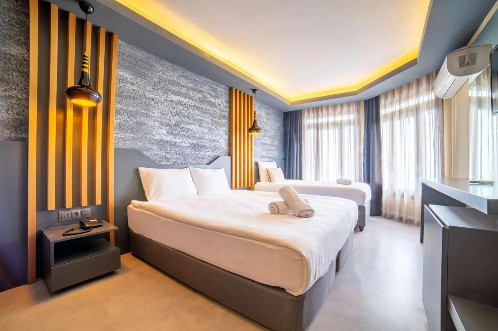 Bed in Avşar Boutique Hotel