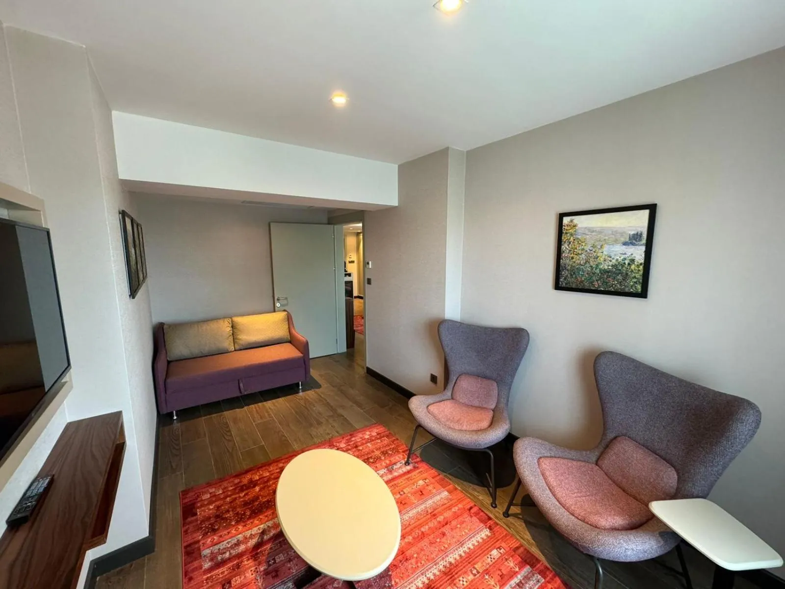 Living room, Bed in Sile Gonen Hotel