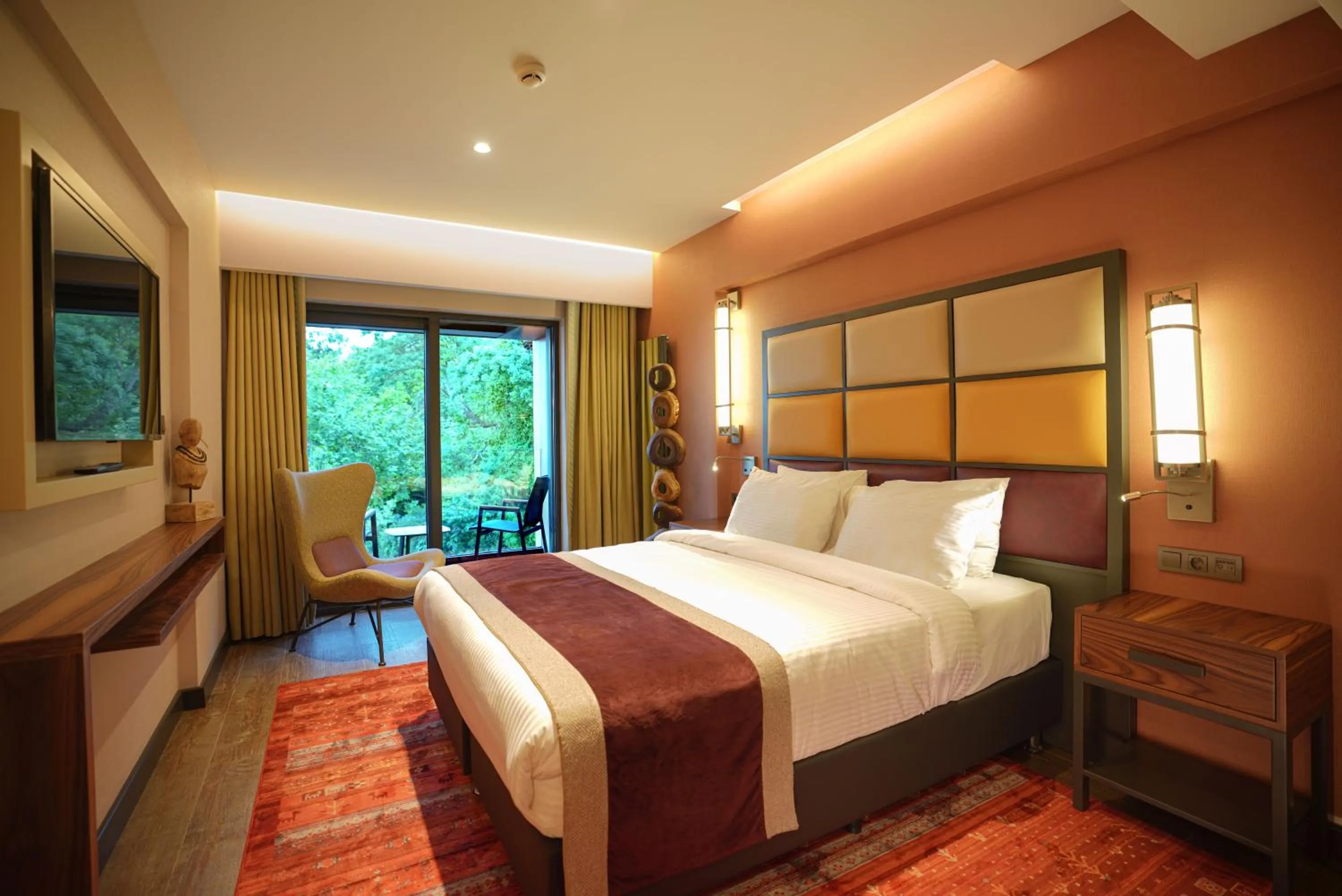 Bed in Sile Gonen Hotel