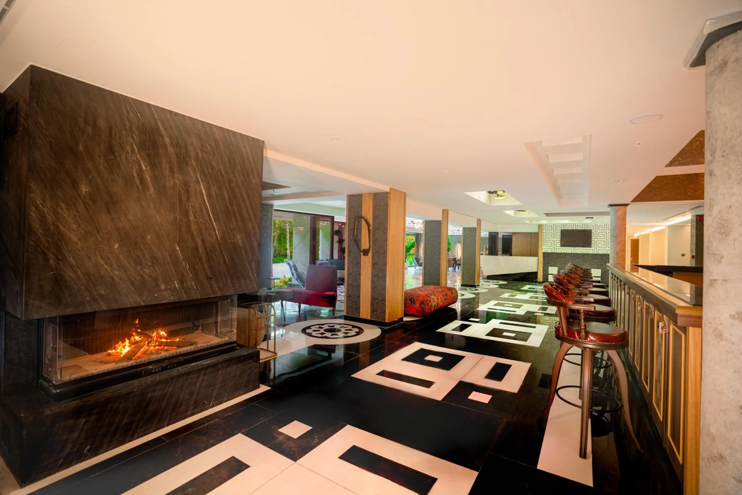 Seating area in Sile Gonen Hotel