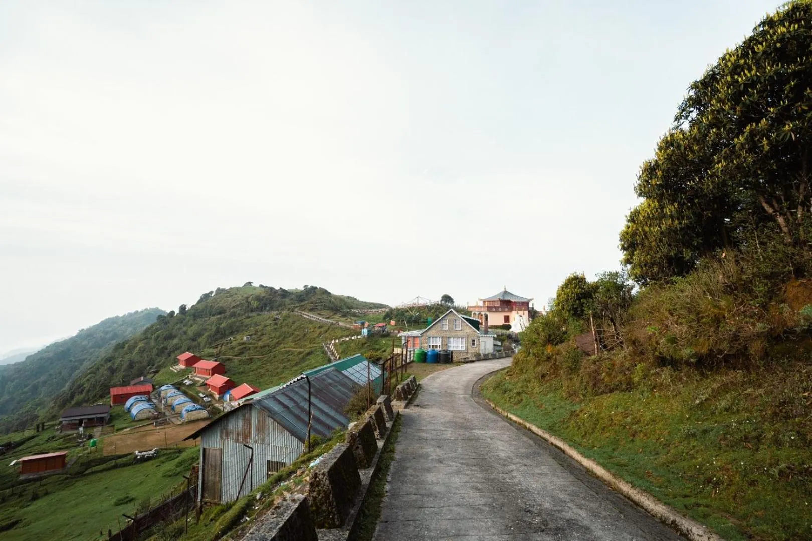 On site in Poshtel, Meghma , Sandakphu