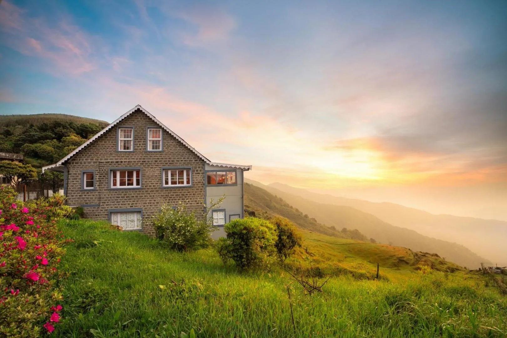 Natural landscape in Poshtel, Meghma , Sandakphu