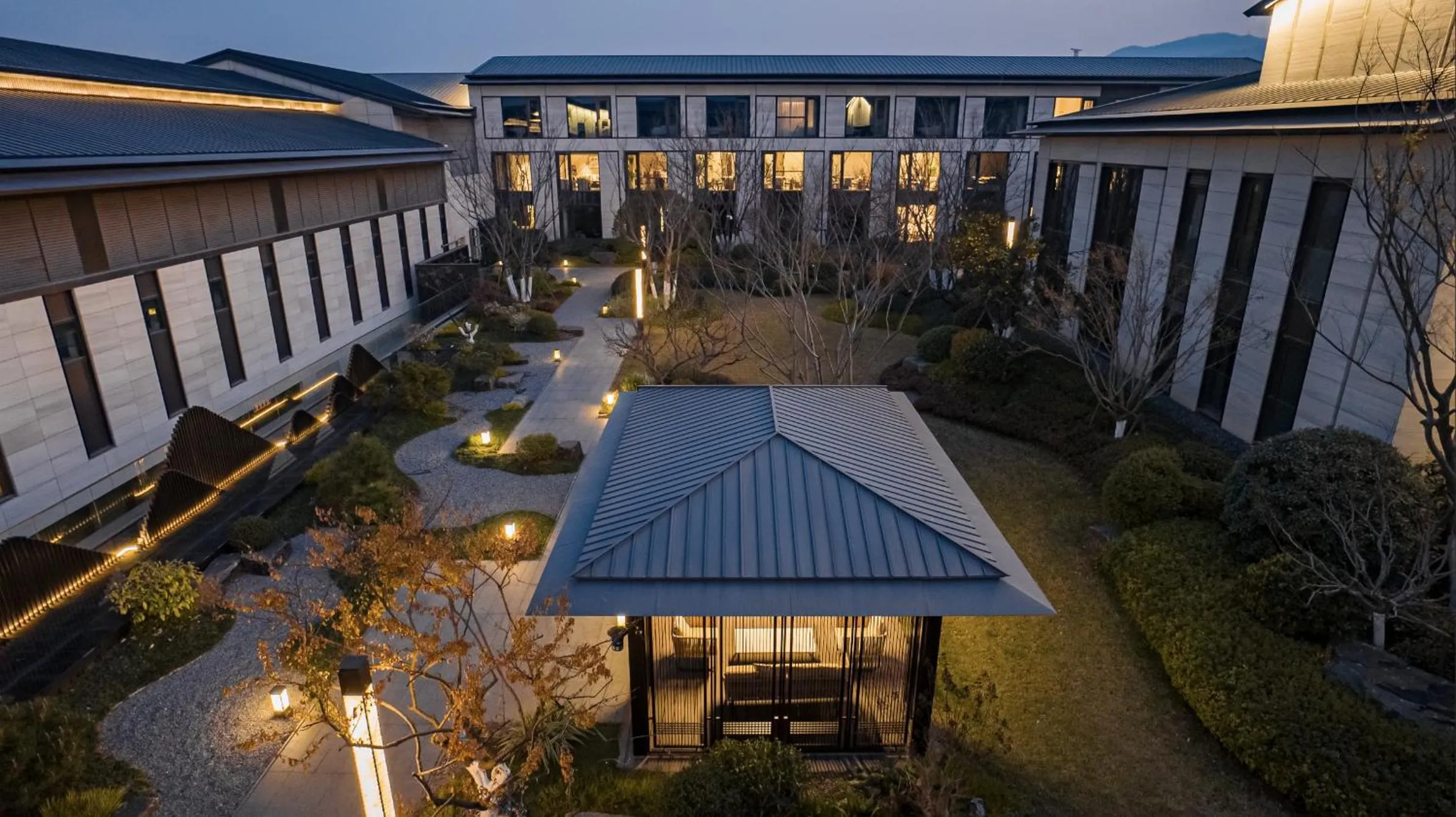 Inner courtyard view in Intercontinetal Xiangyang