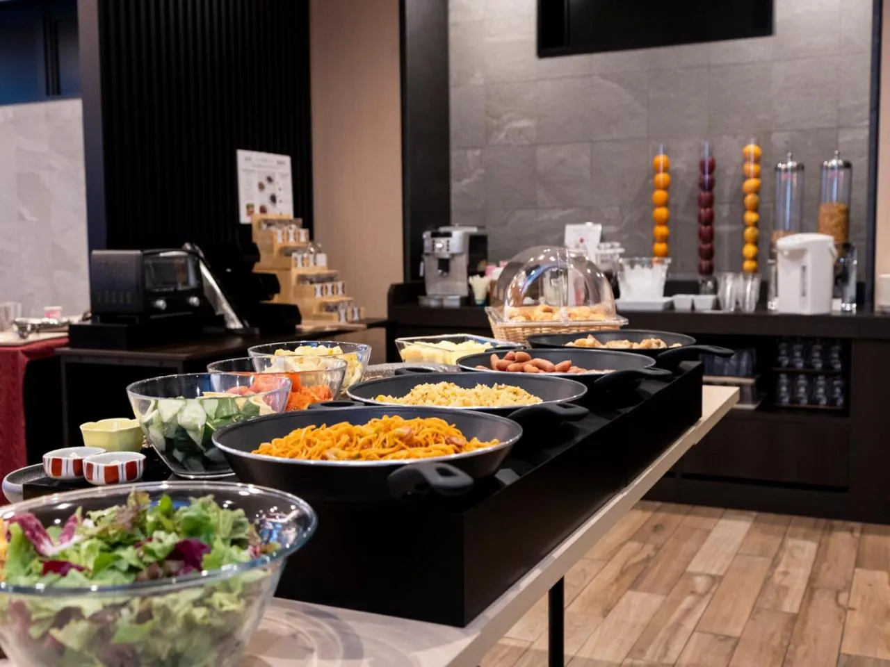 Buffet breakfast in APA Hotel Kyoto Gojo Omiya