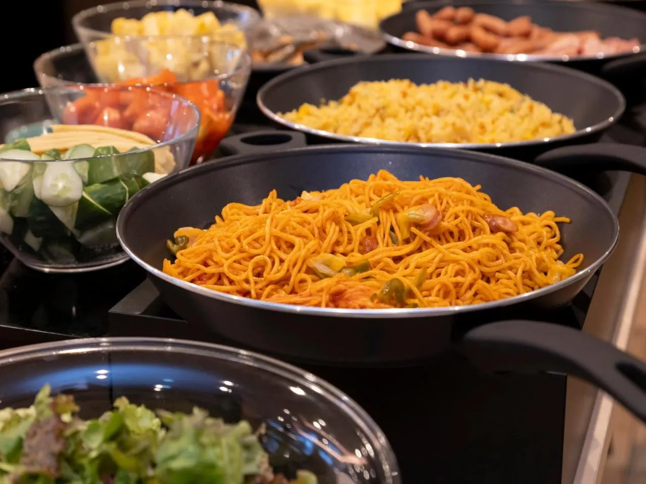 Buffet breakfast in APA Hotel Kyoto Gojo Omiya