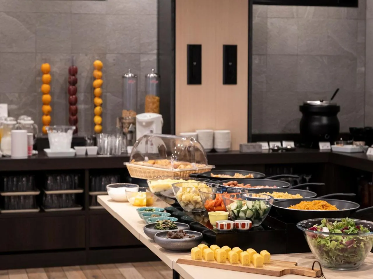 Buffet breakfast in APA Hotel Kyoto Gojo Omiya
