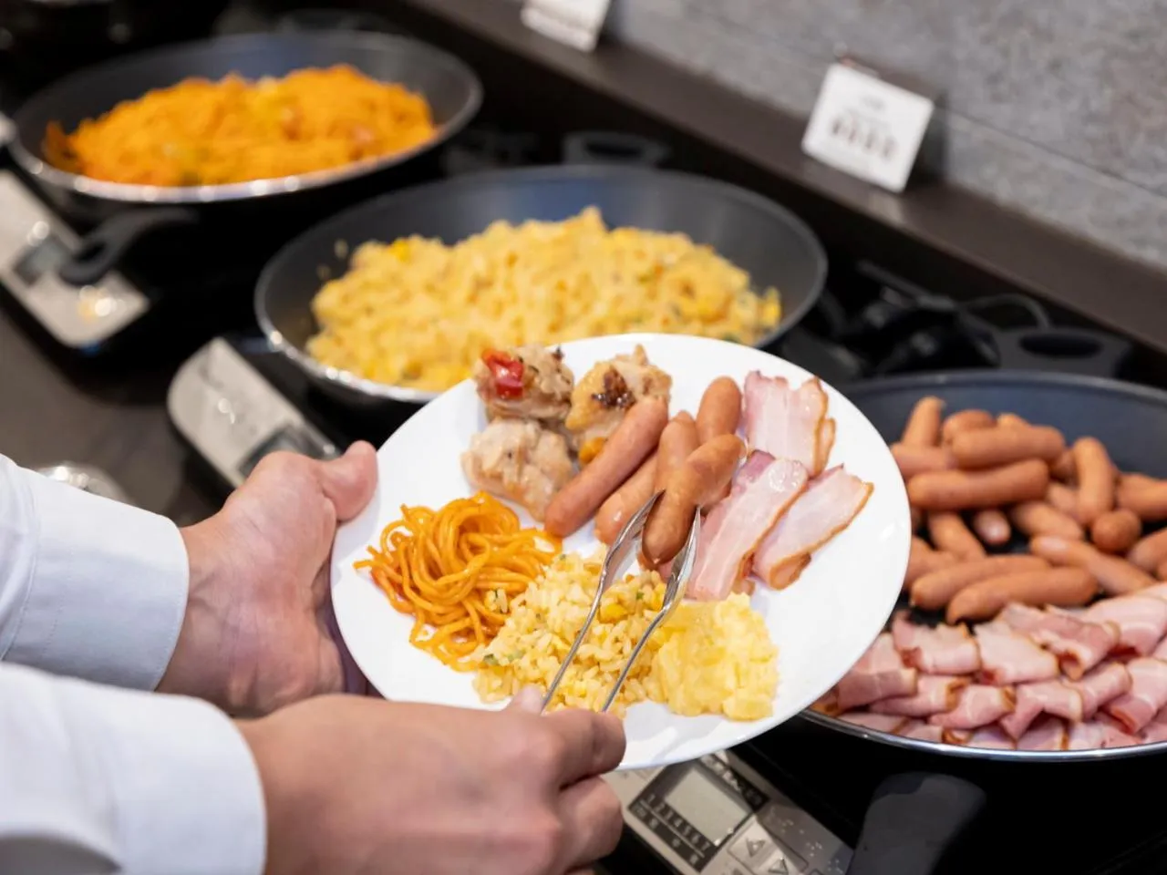 Buffet breakfast in APA Hotel Kyoto Gojo Omiya