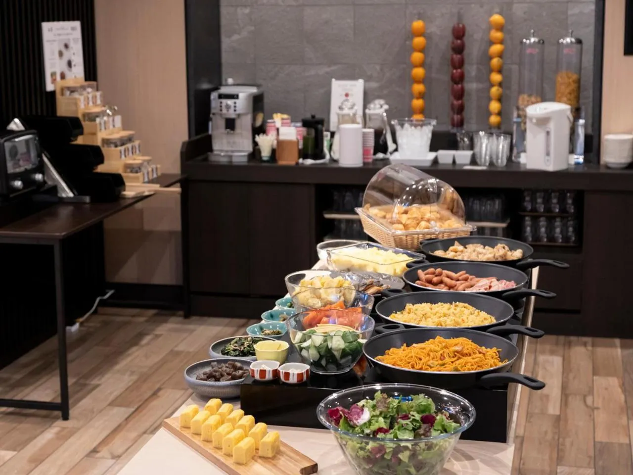 Buffet breakfast in APA Hotel Kyoto Gojo Omiya