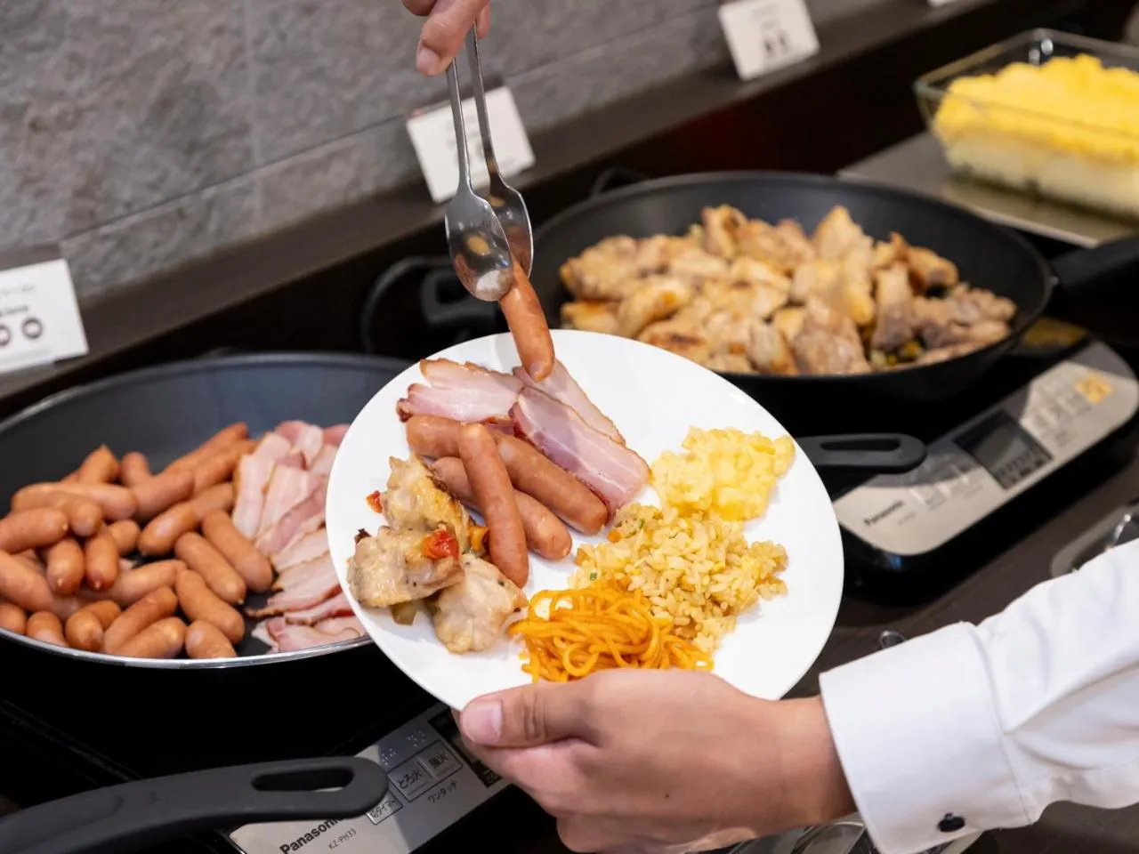 Buffet breakfast in APA Hotel Kyoto Gojo Omiya