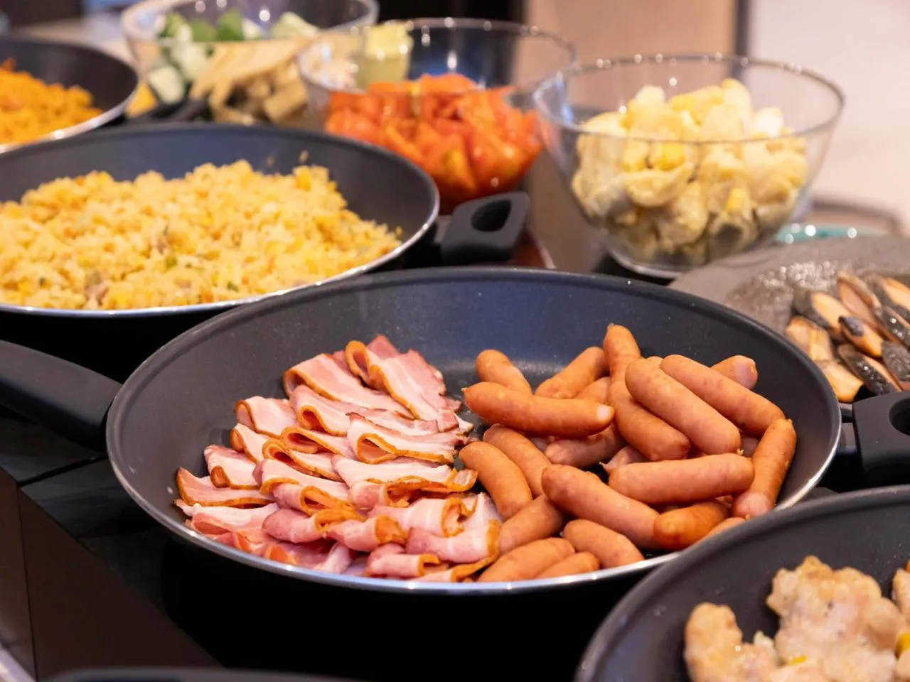 Buffet breakfast in APA Hotel Kyoto Gojo Omiya