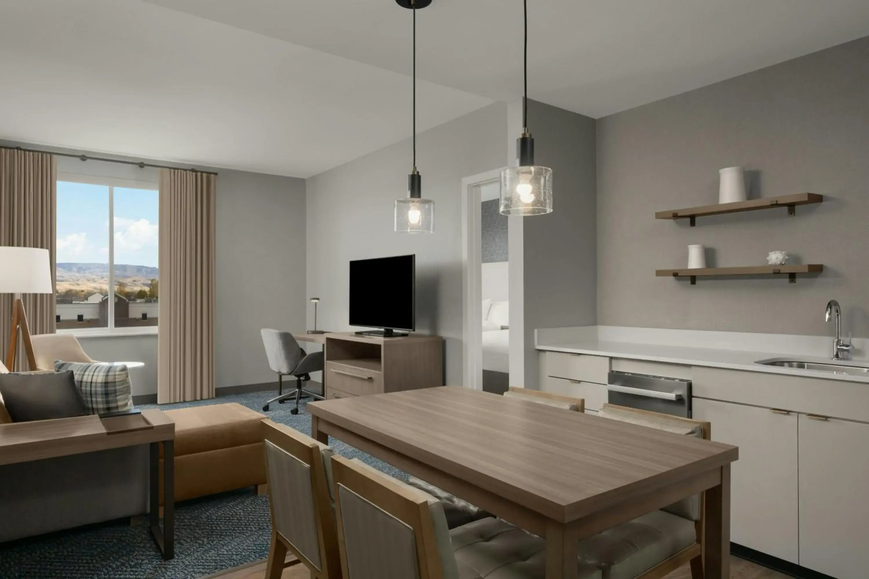 One-Bedroom Queen Suite with Sofa Bed - Hearing Accessible in Residence Inn by Marriott Eagle Boise One-Bedroom Queen Suite with Sofa Bed - Hearing Accessible in Residence Inn by Marriott Eagle Boise