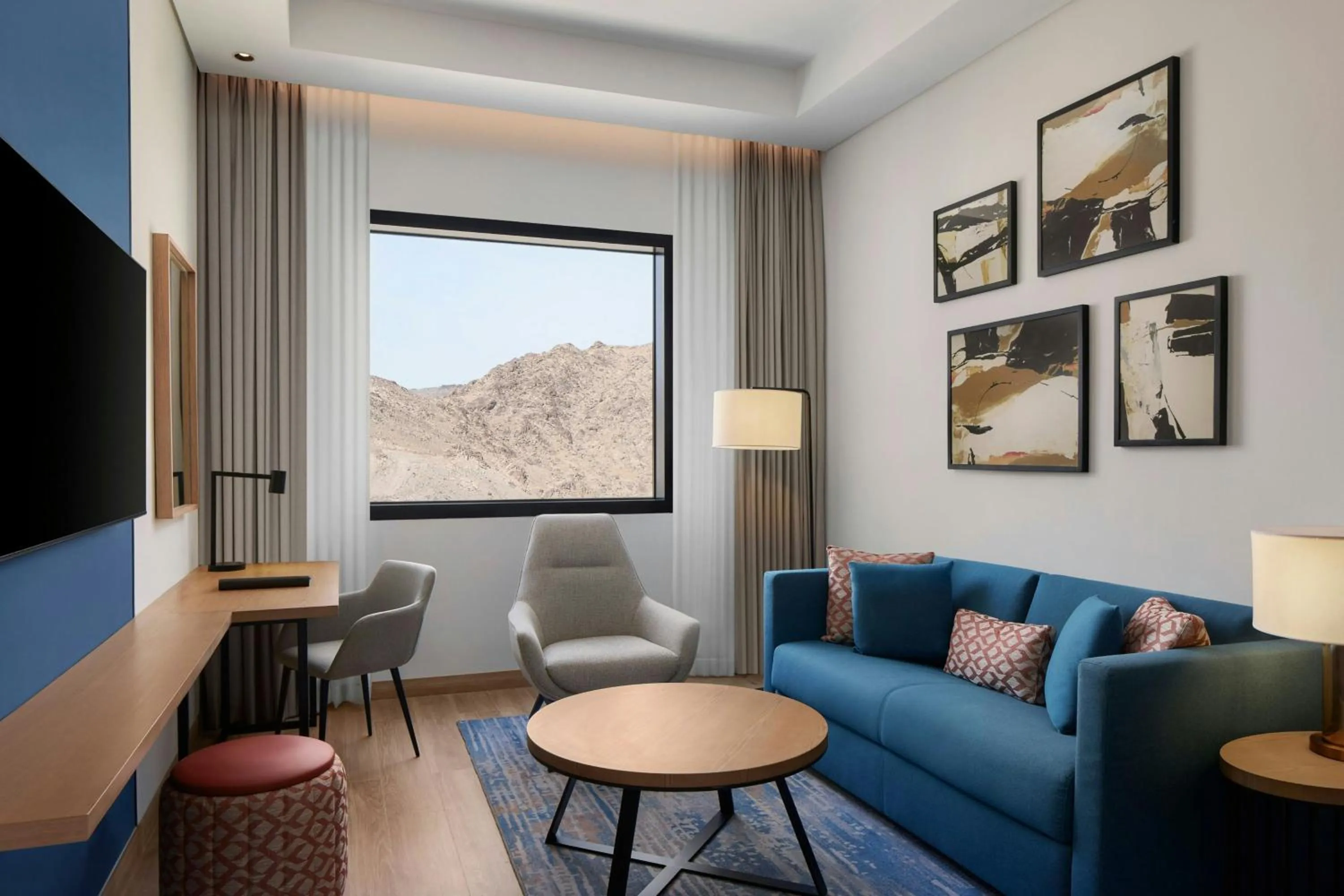 Living room in Courtyard by Marriott Makkah