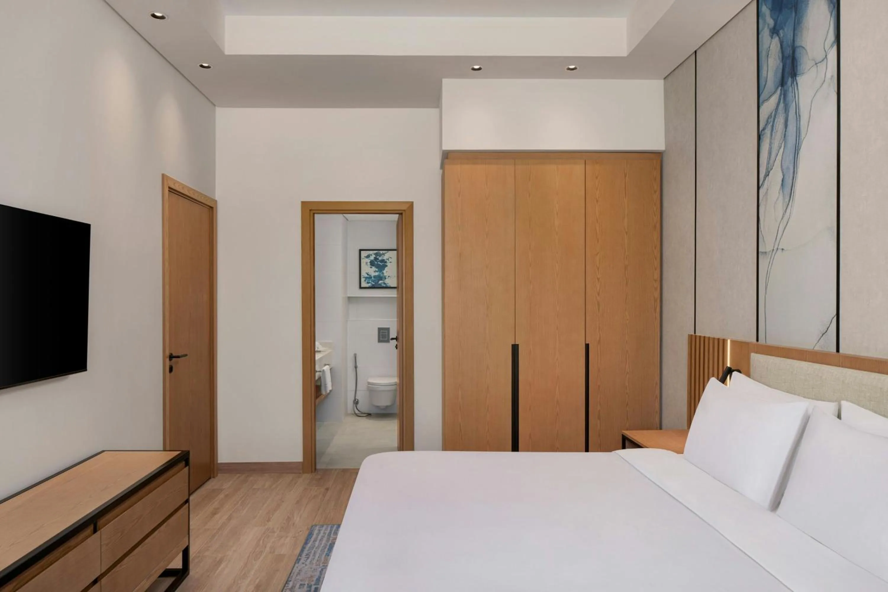 Bedroom, Bed in Courtyard by Marriott Makkah