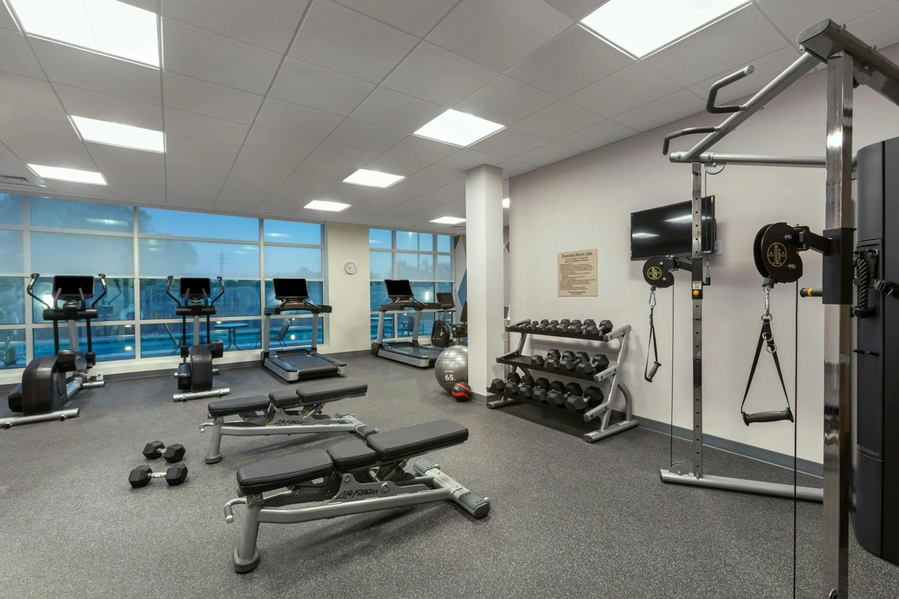 Fitness centre/facilities in SpringHill Suites by Marriott West Melbourne Palm Bay
