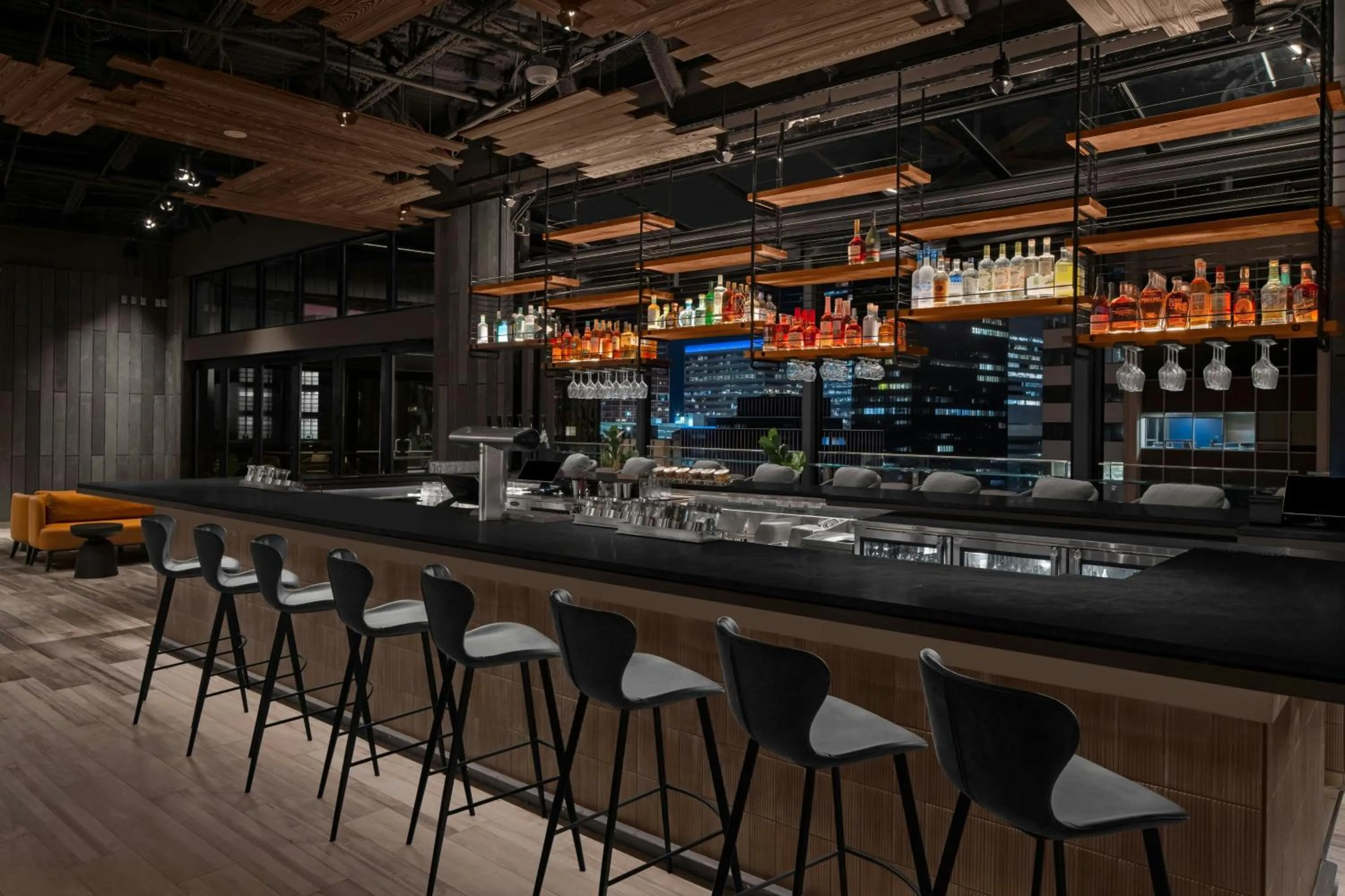 Lounge or bar in AC Hotel by Marriott St. Louis Clayton