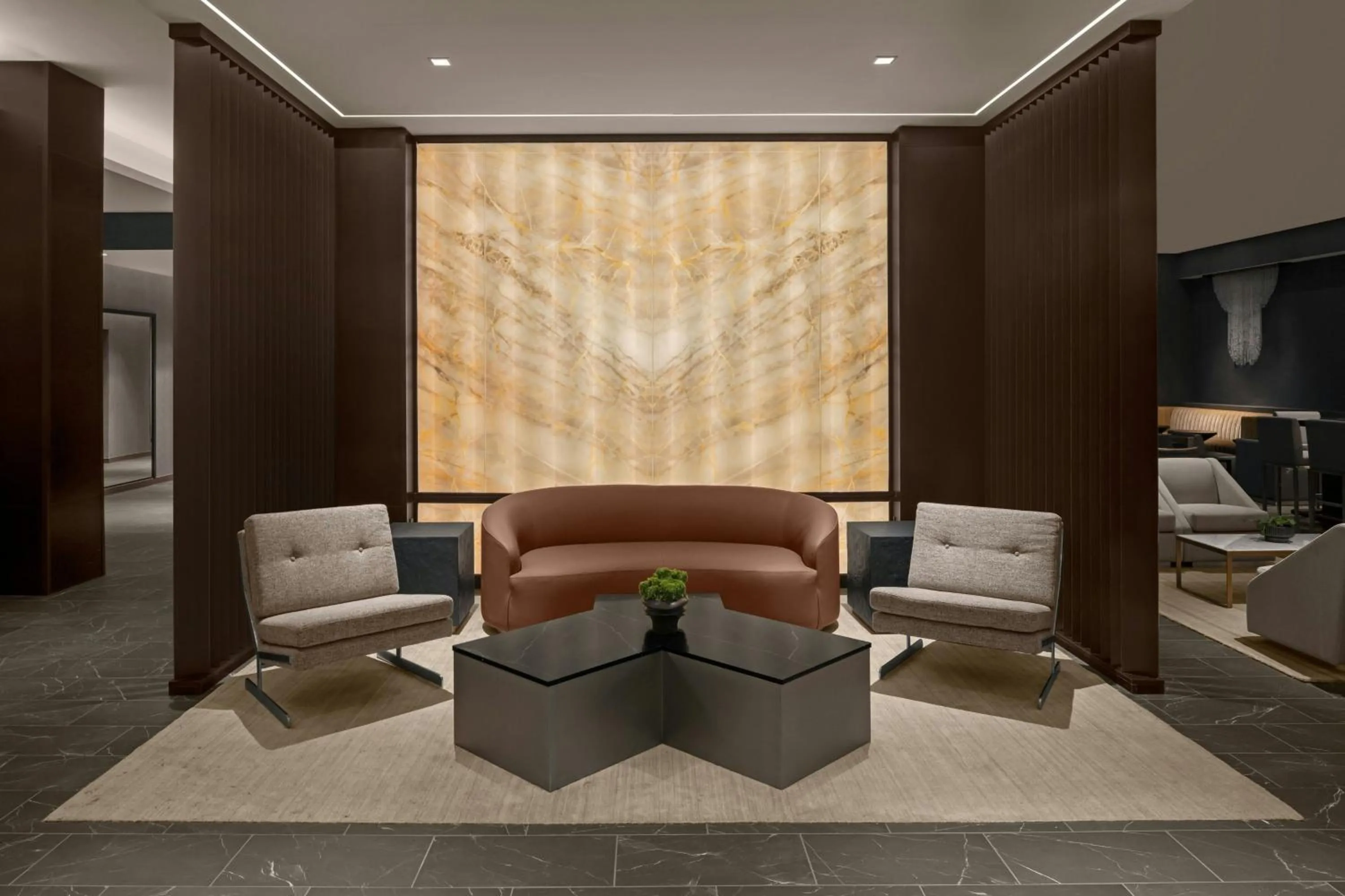 Lobby or reception in AC Hotel by Marriott St. Louis Clayton