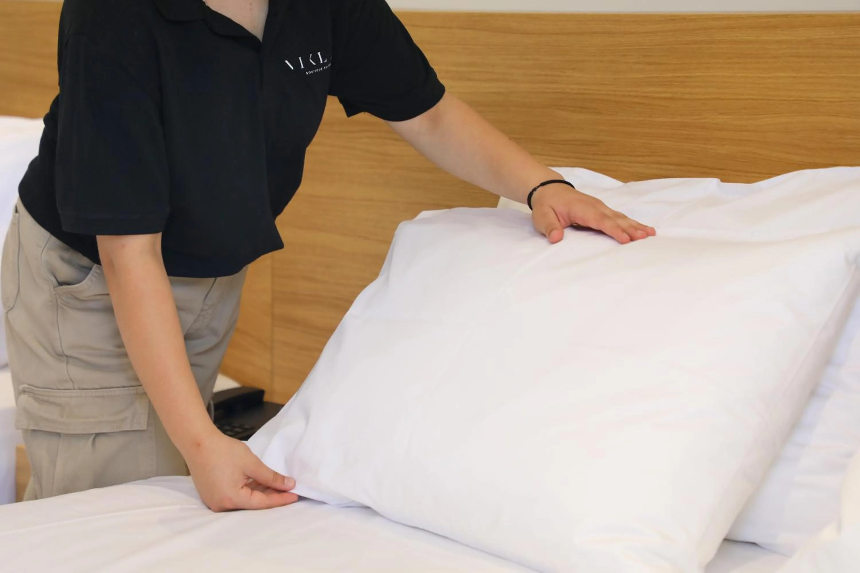 Bed in Niklas Boutique Hotel