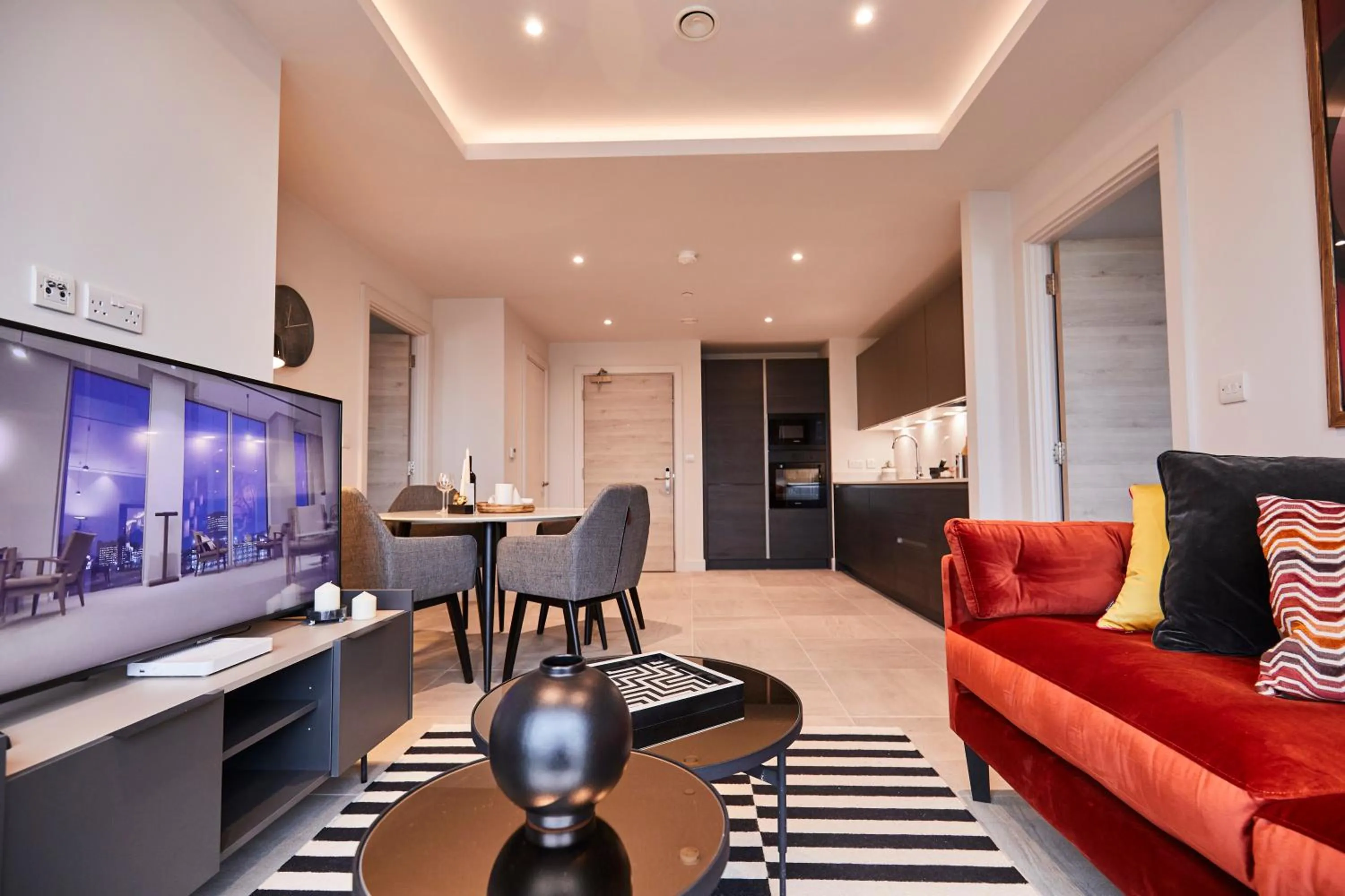 Living room in Charles Hope Manchester Centre