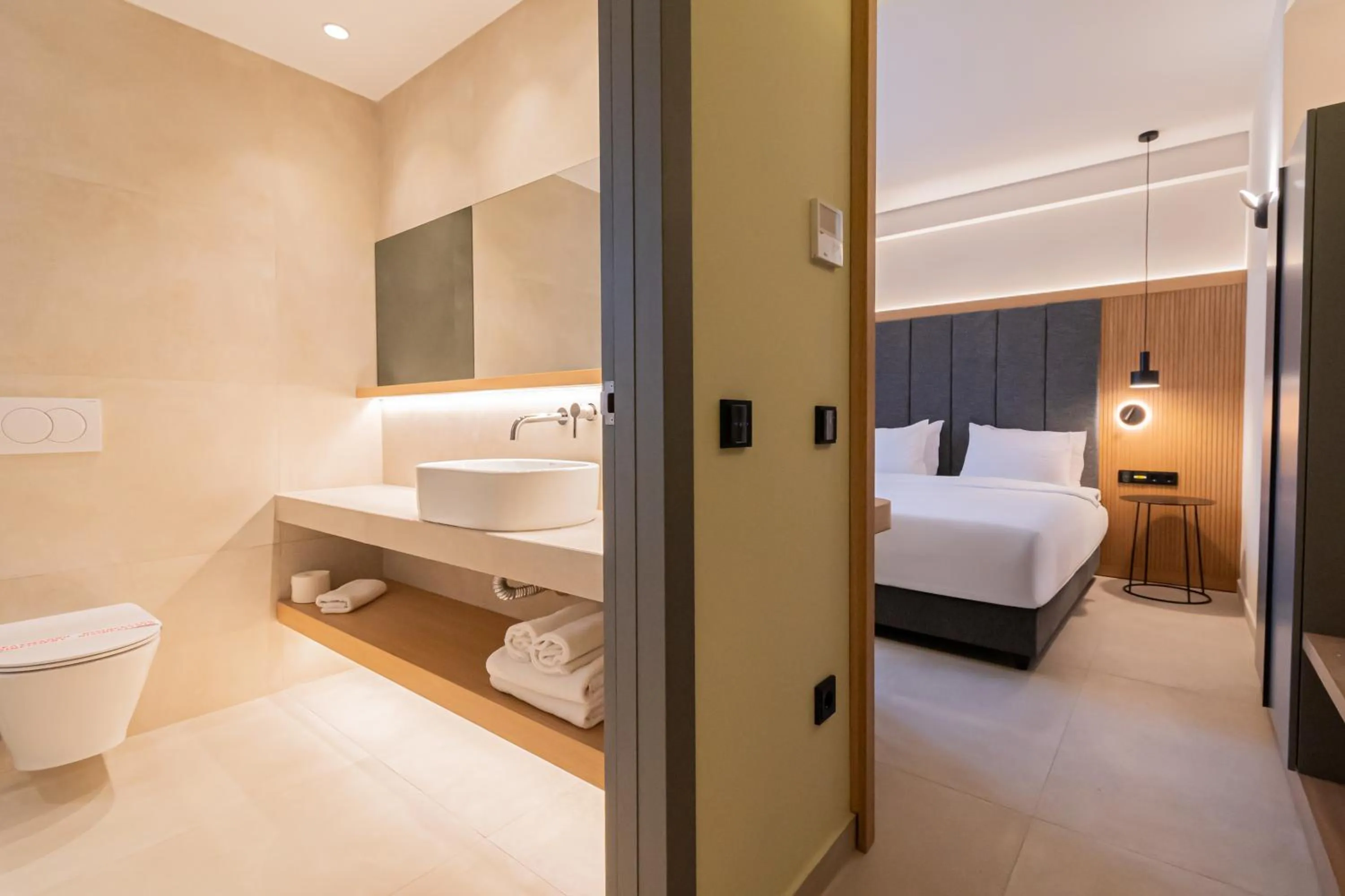 Photo of the whole room, Bed in Sokratis Hotel