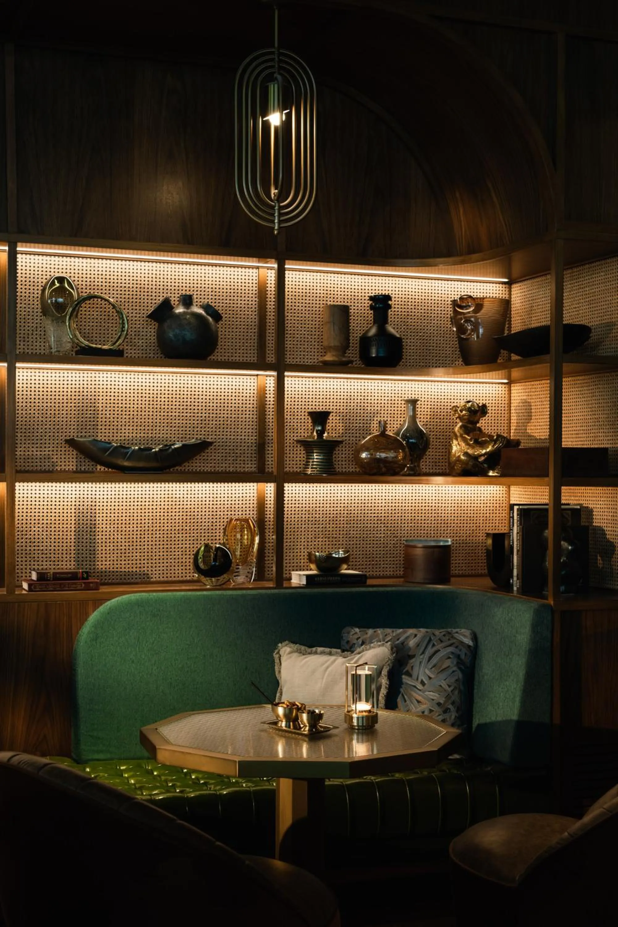 Lounge or bar in Rosewood Doha