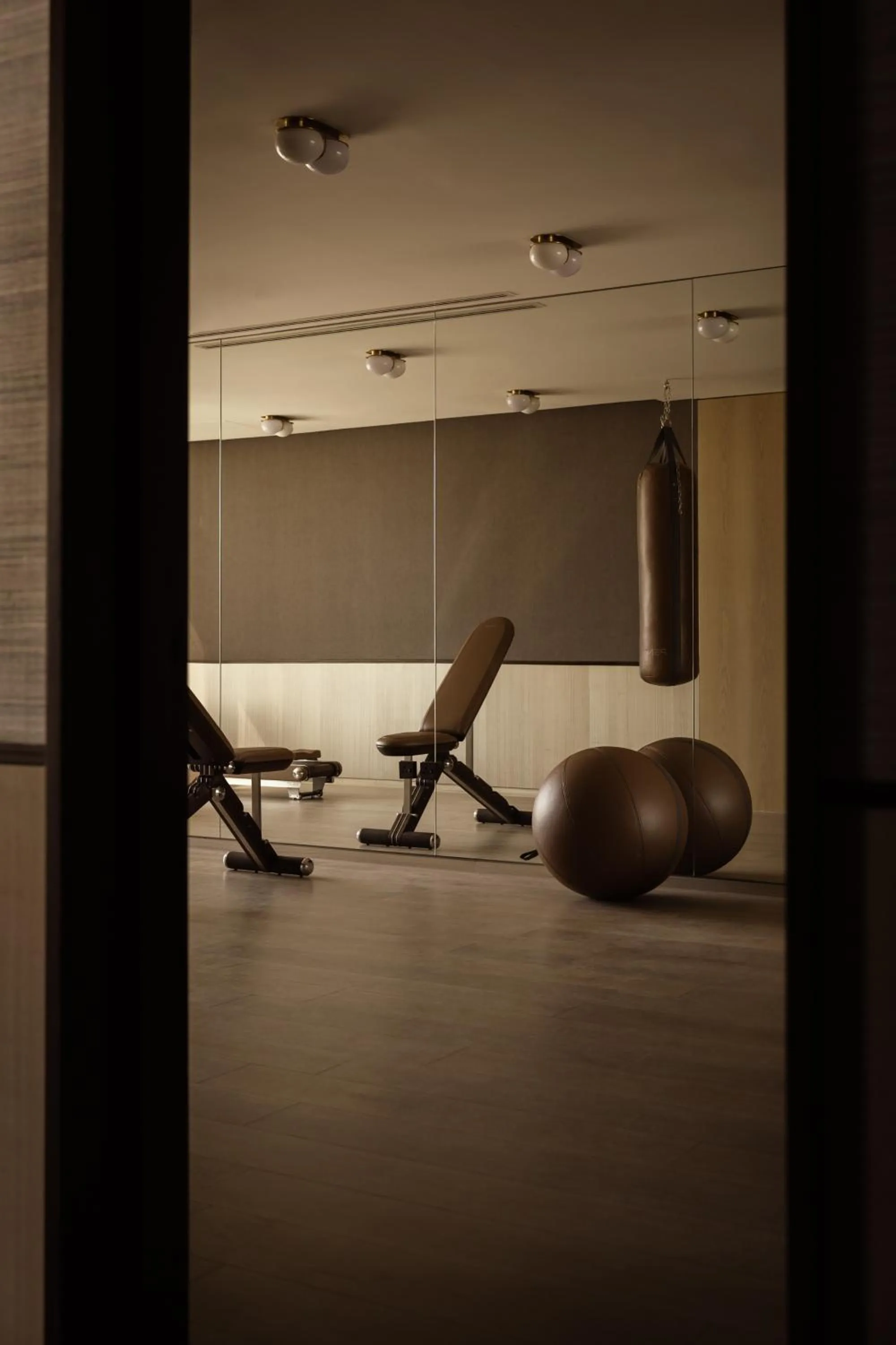 Fitness centre/facilities in Rosewood Doha