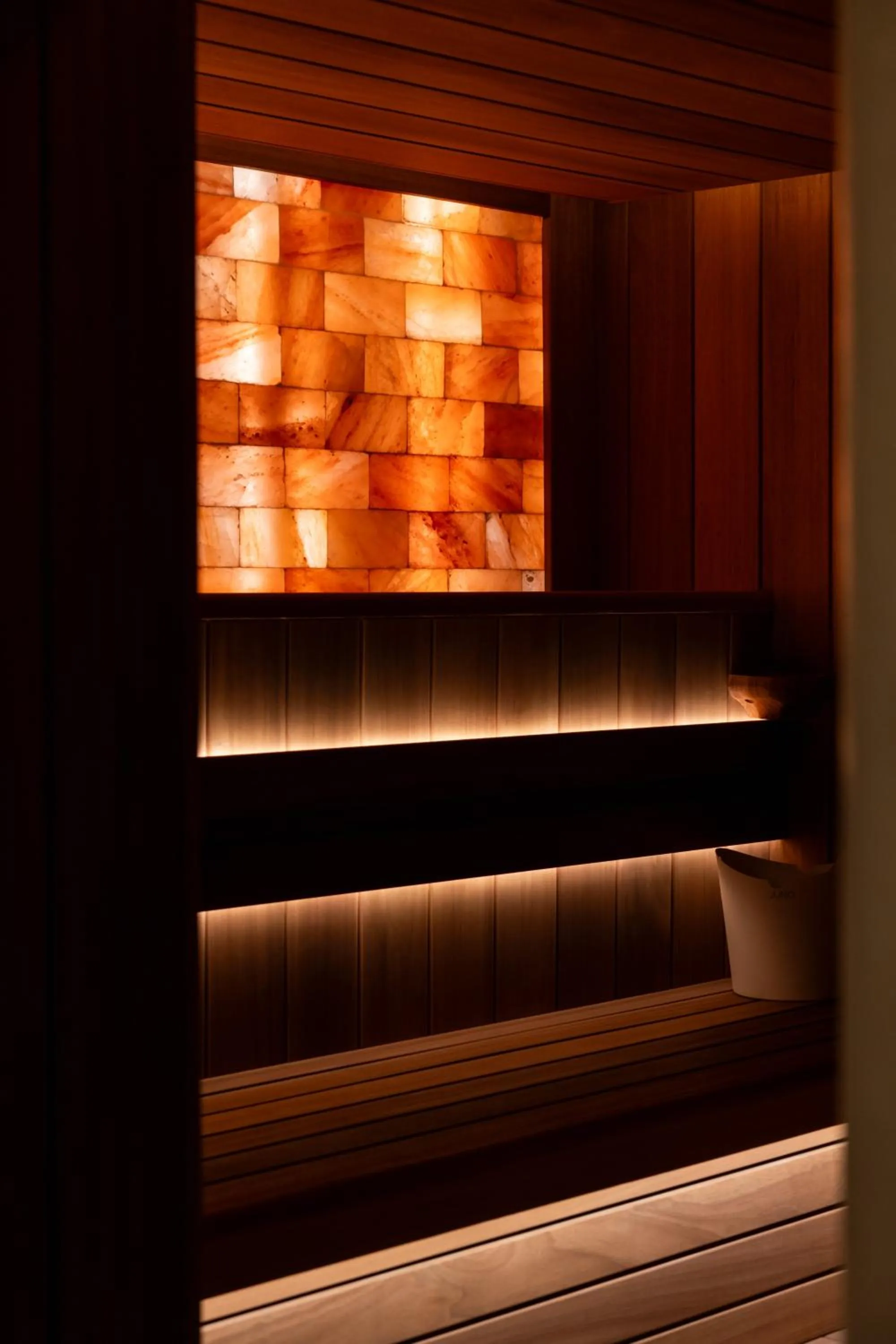 Sauna in Rosewood Doha