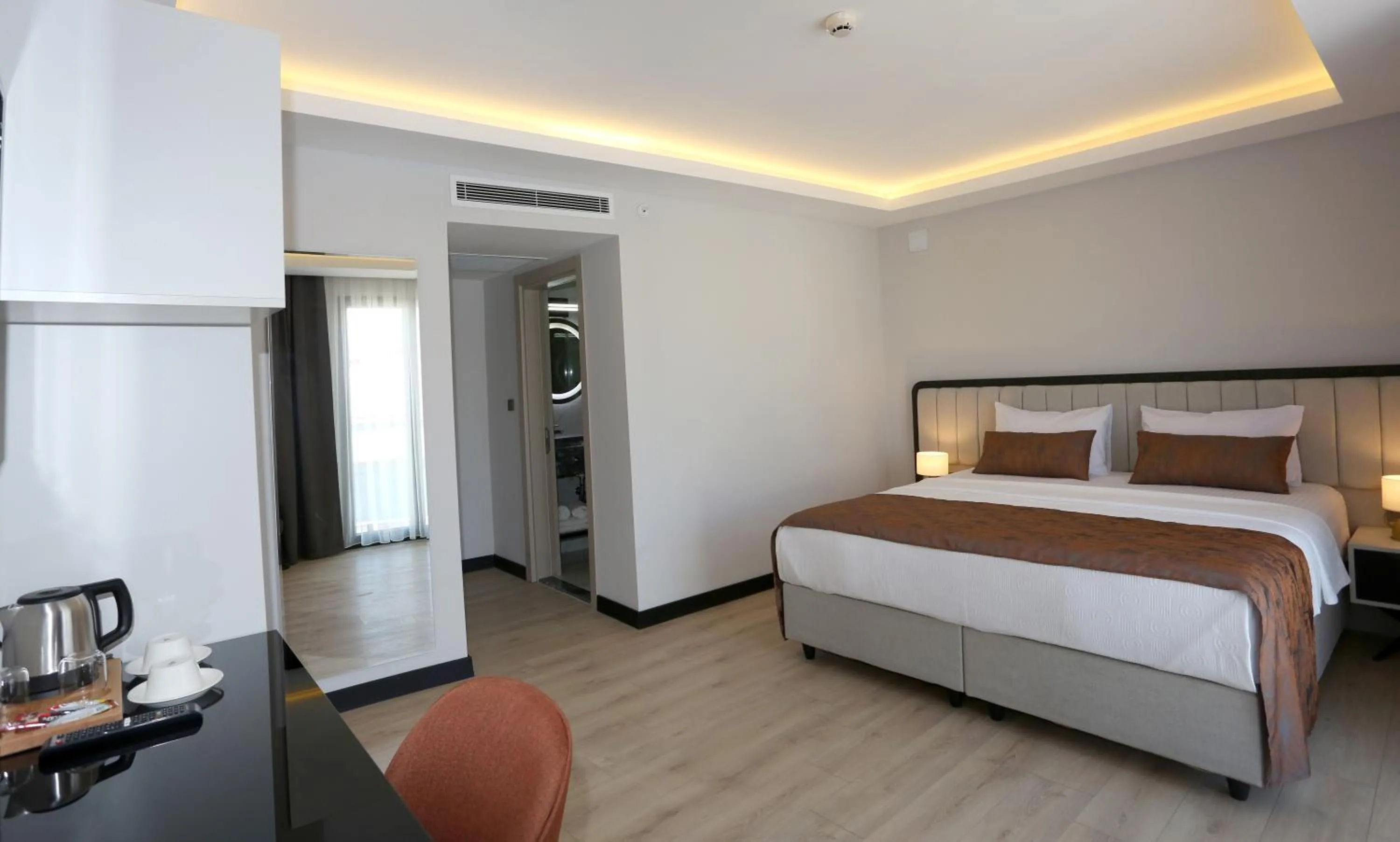 Bed in Petra Hotel Trabzon