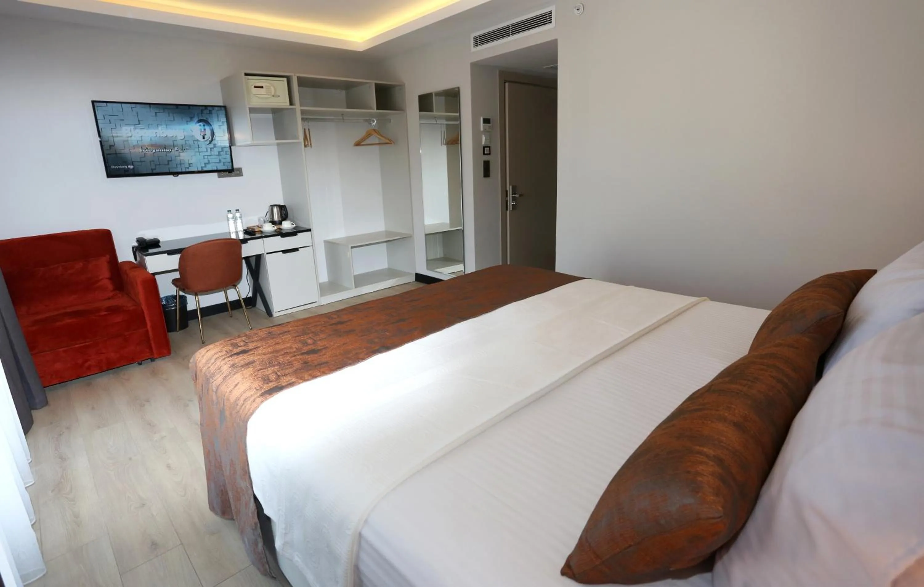 Bed in Petra Hotel Trabzon