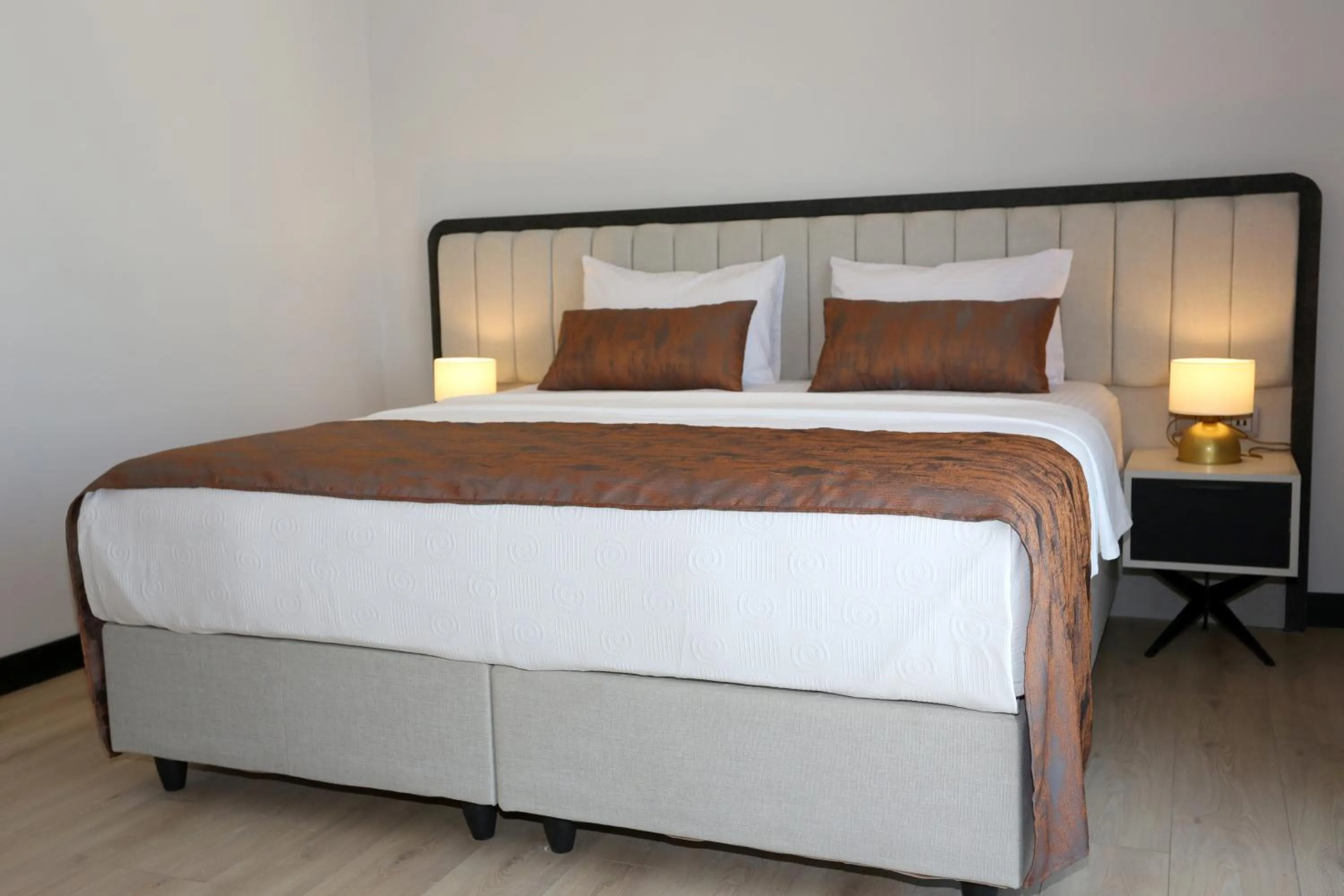 Bed in Petra Hotel Trabzon