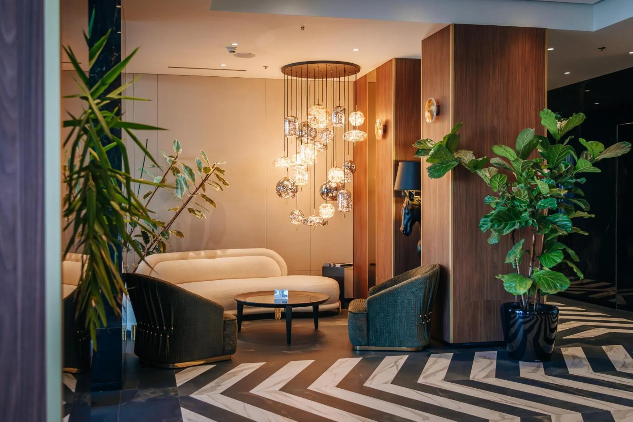 Lobby or reception in Sky Airport Hotel