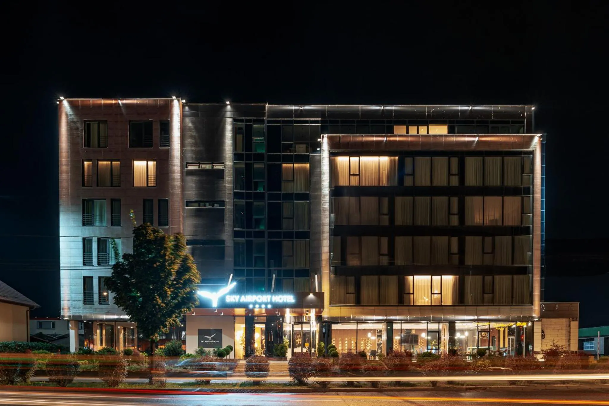 Night in Sky Airport Hotel