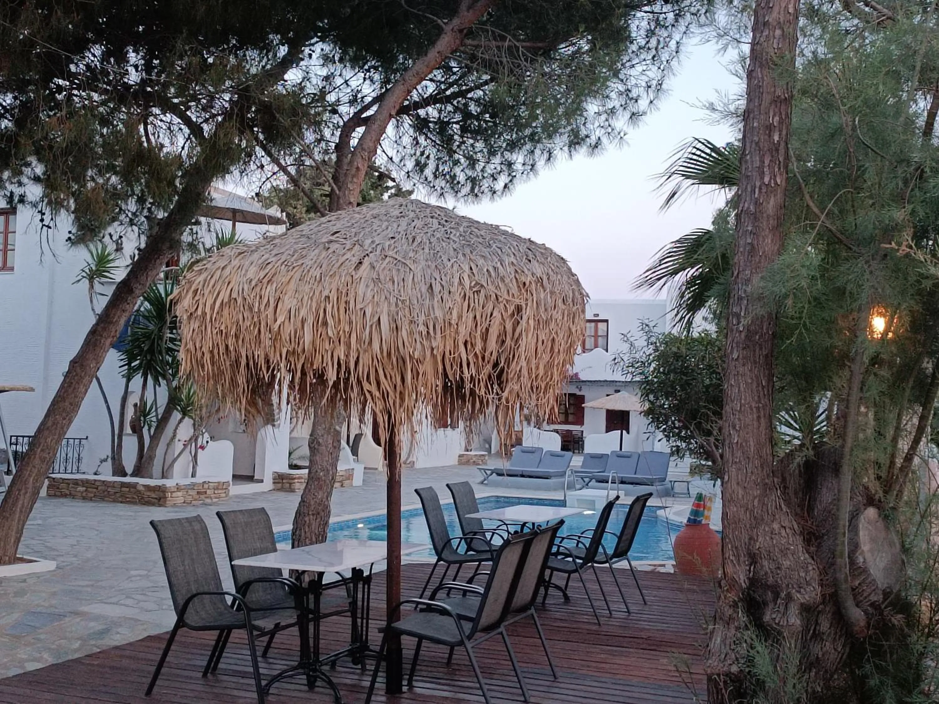 Patio in Naxos Summerland resort