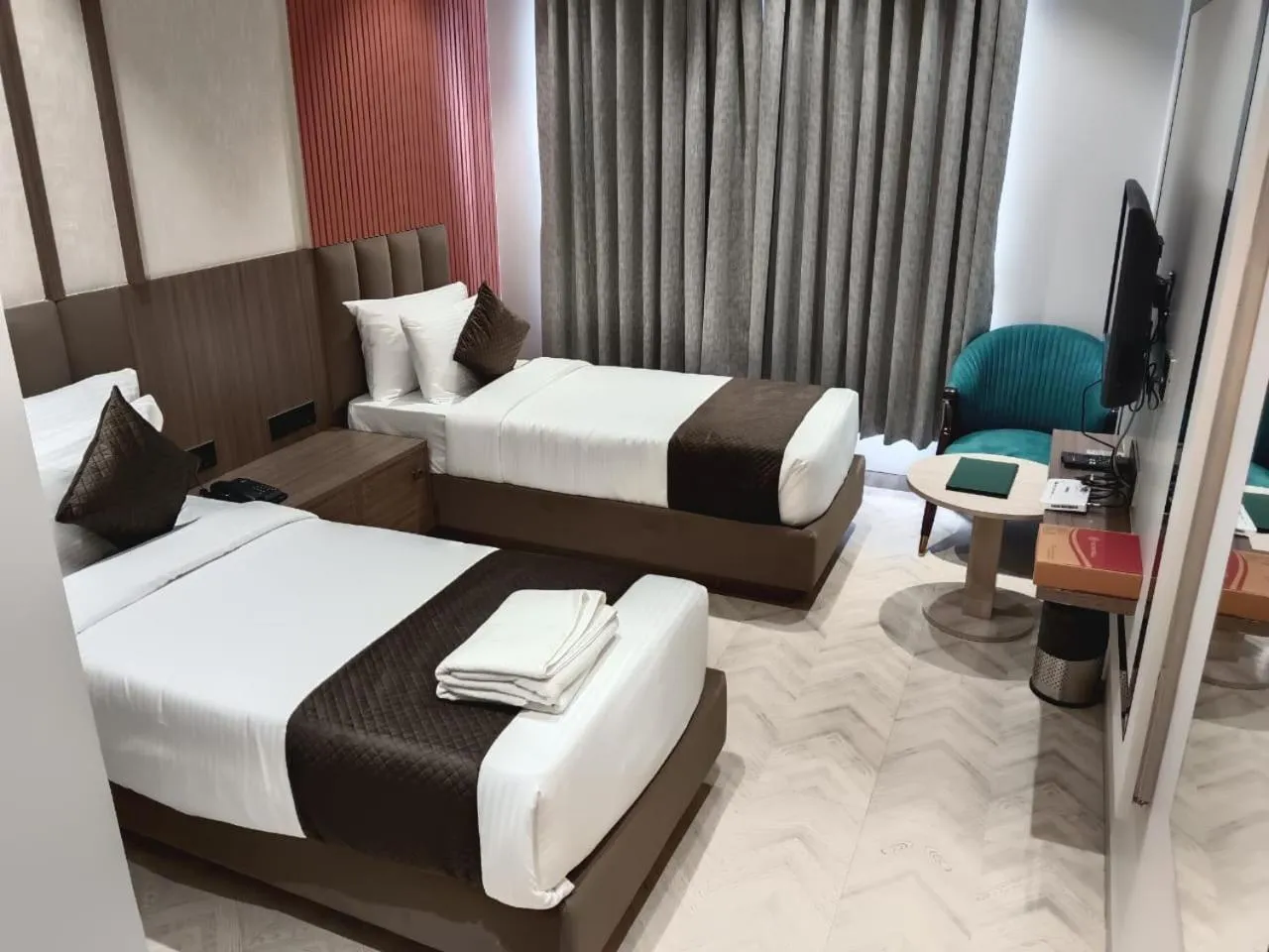 Bedroom, Bed in Narayani Executive