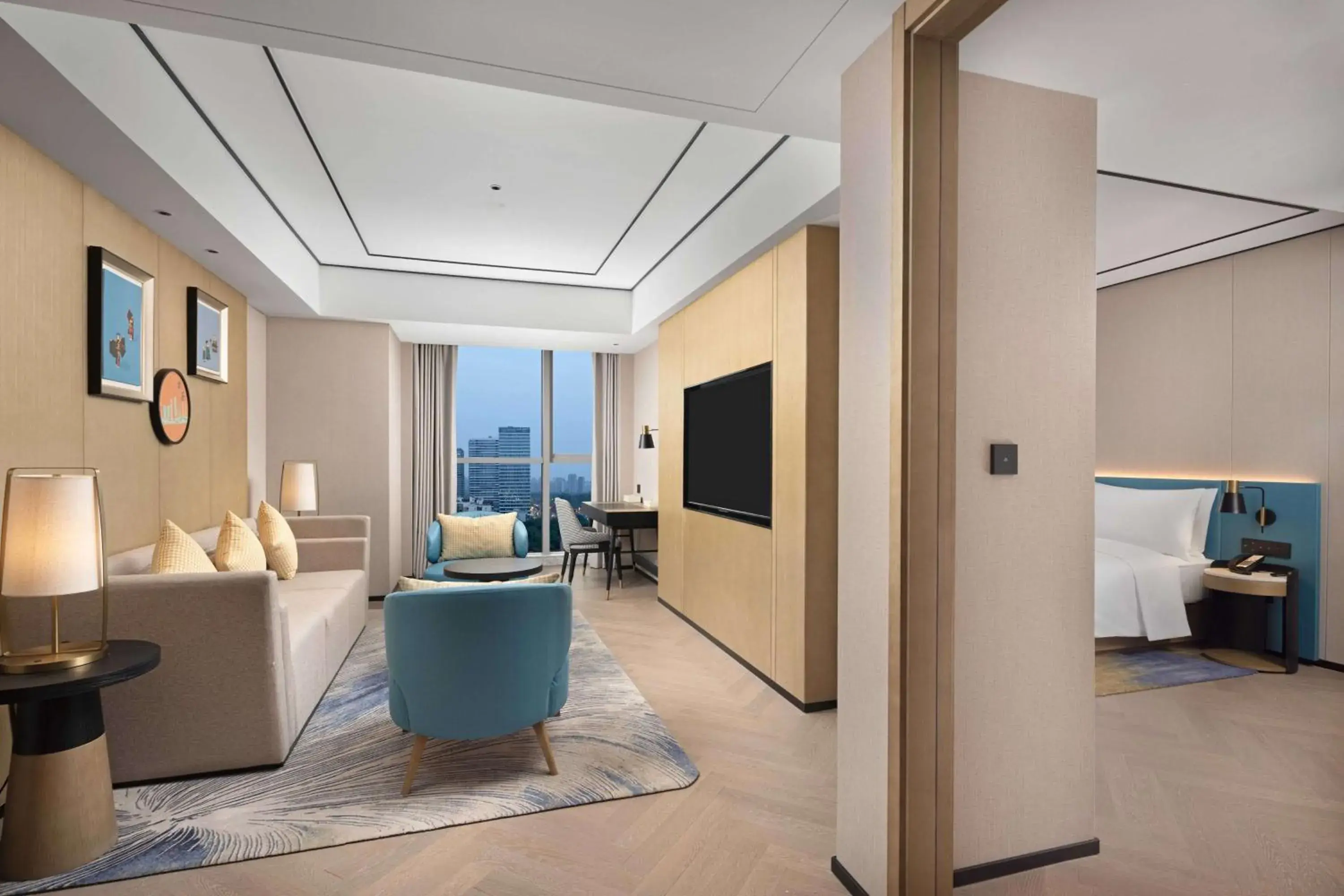 Deluxe King Suite in Hilton Garden Inn Chengdu Chenghua Deluxe King Suite in Hilton Garden Inn Chengdu Chenghua