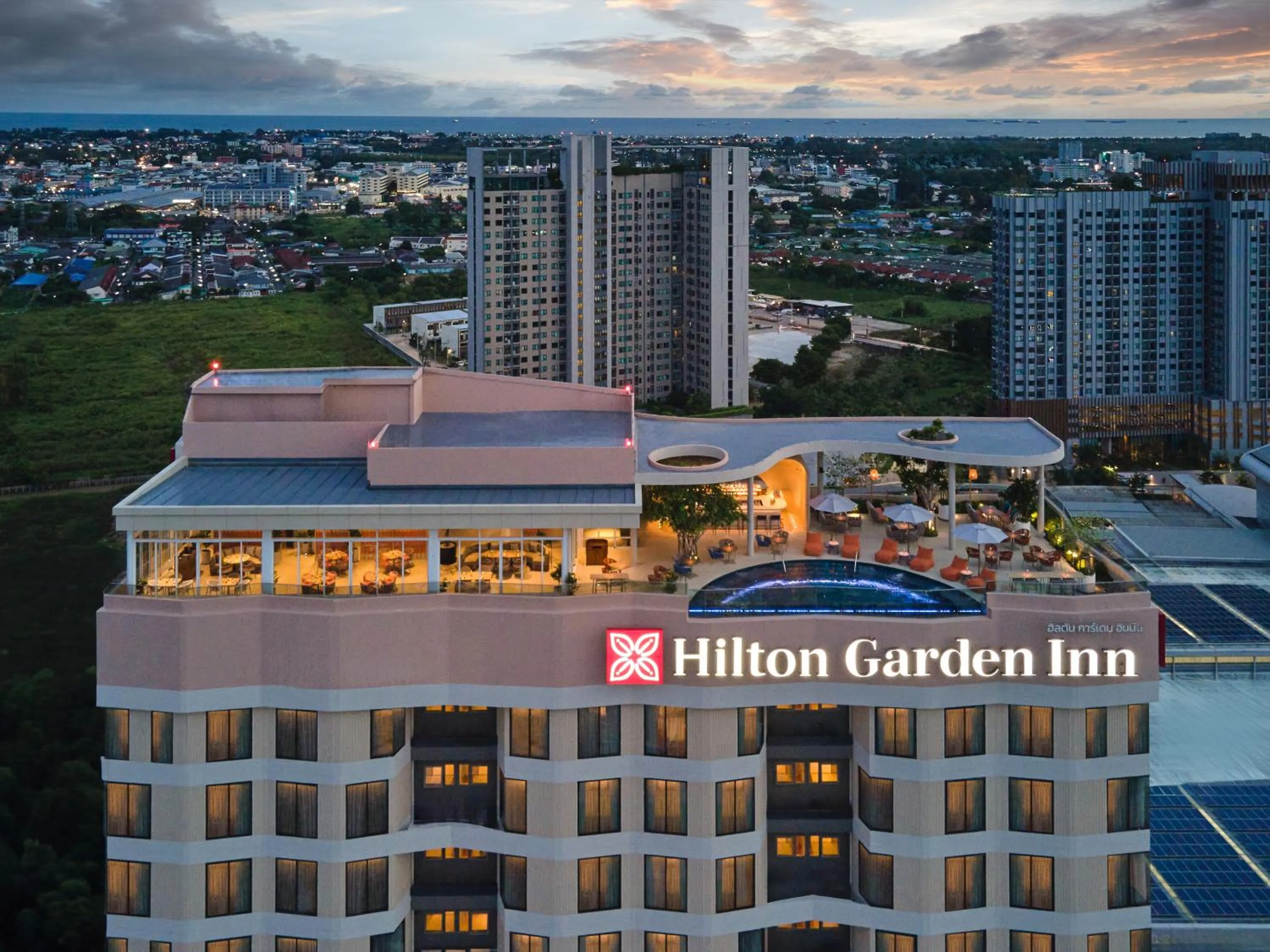 Property building in Hilton Garden Inn Rayong