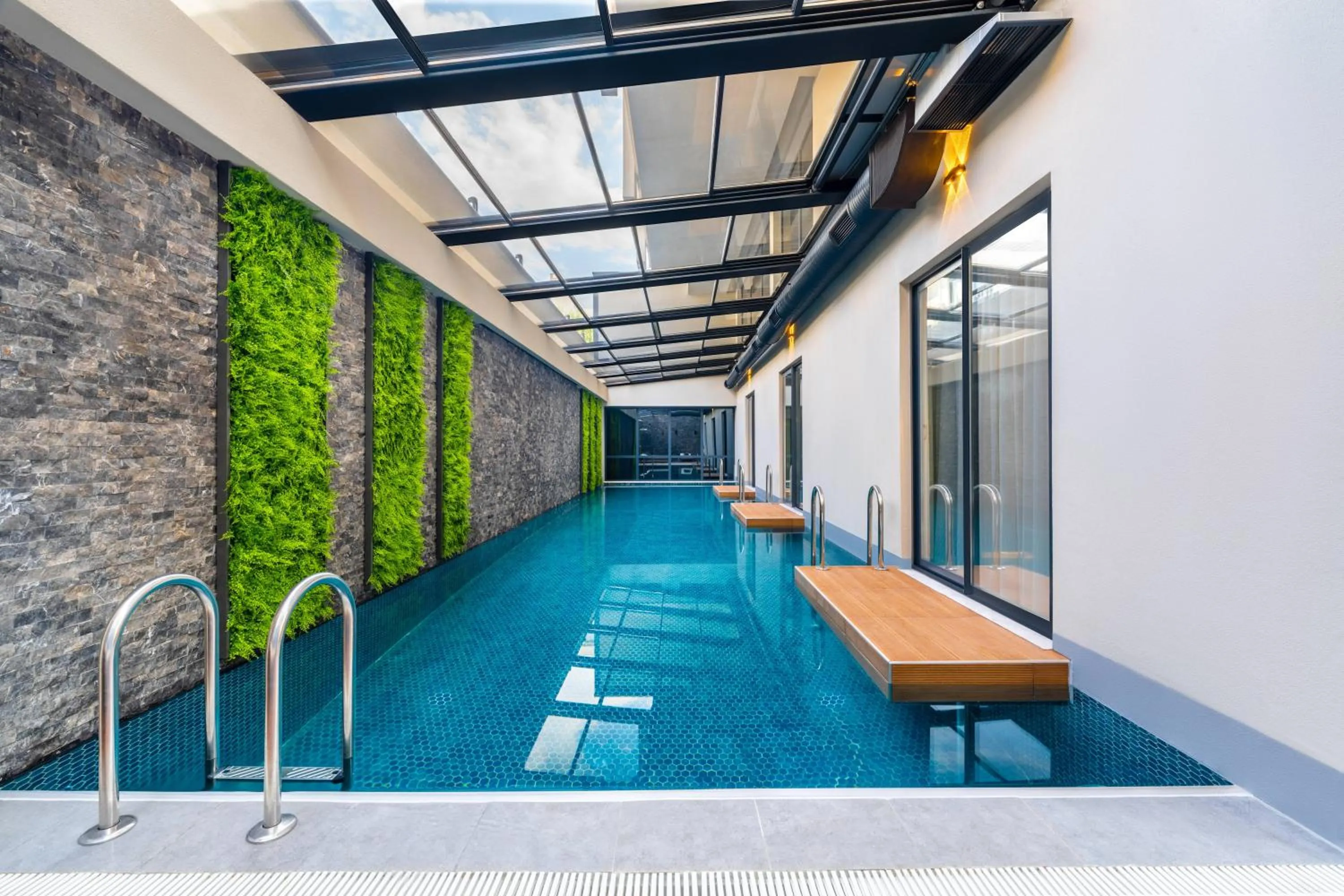 Pool view in Lexia Hotels