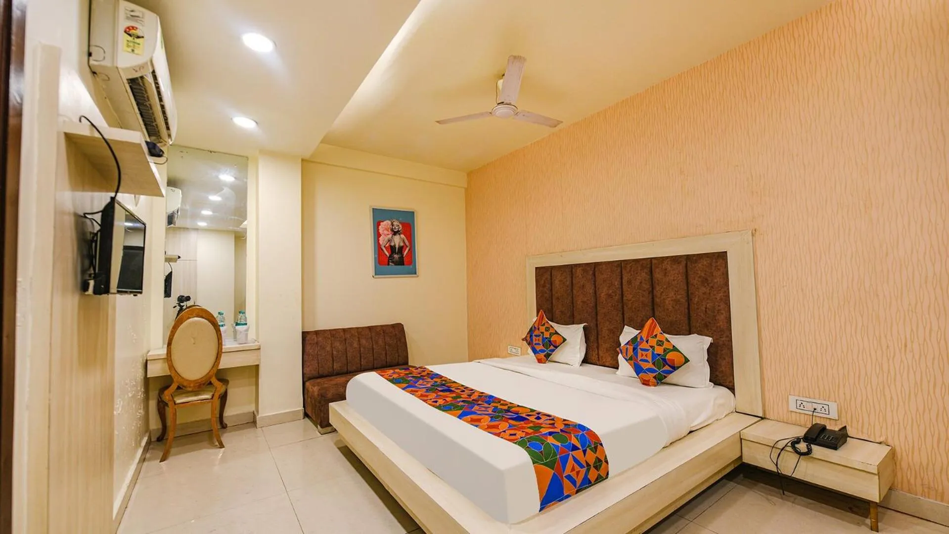 Bed in Hotel Seventh Heaven