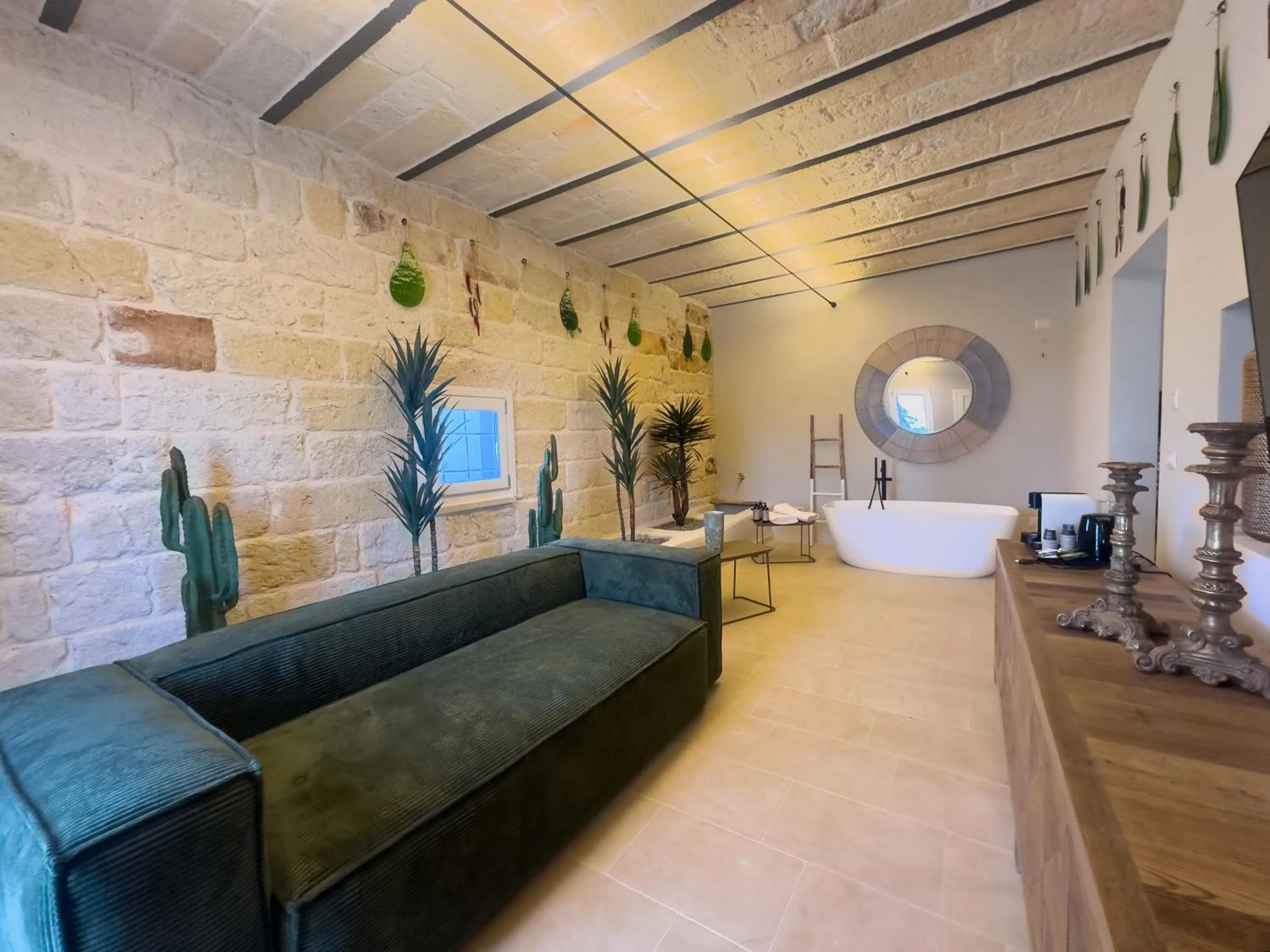 Living room in Villa Neviera Wine Resort & Spa by Cantine Due Palme