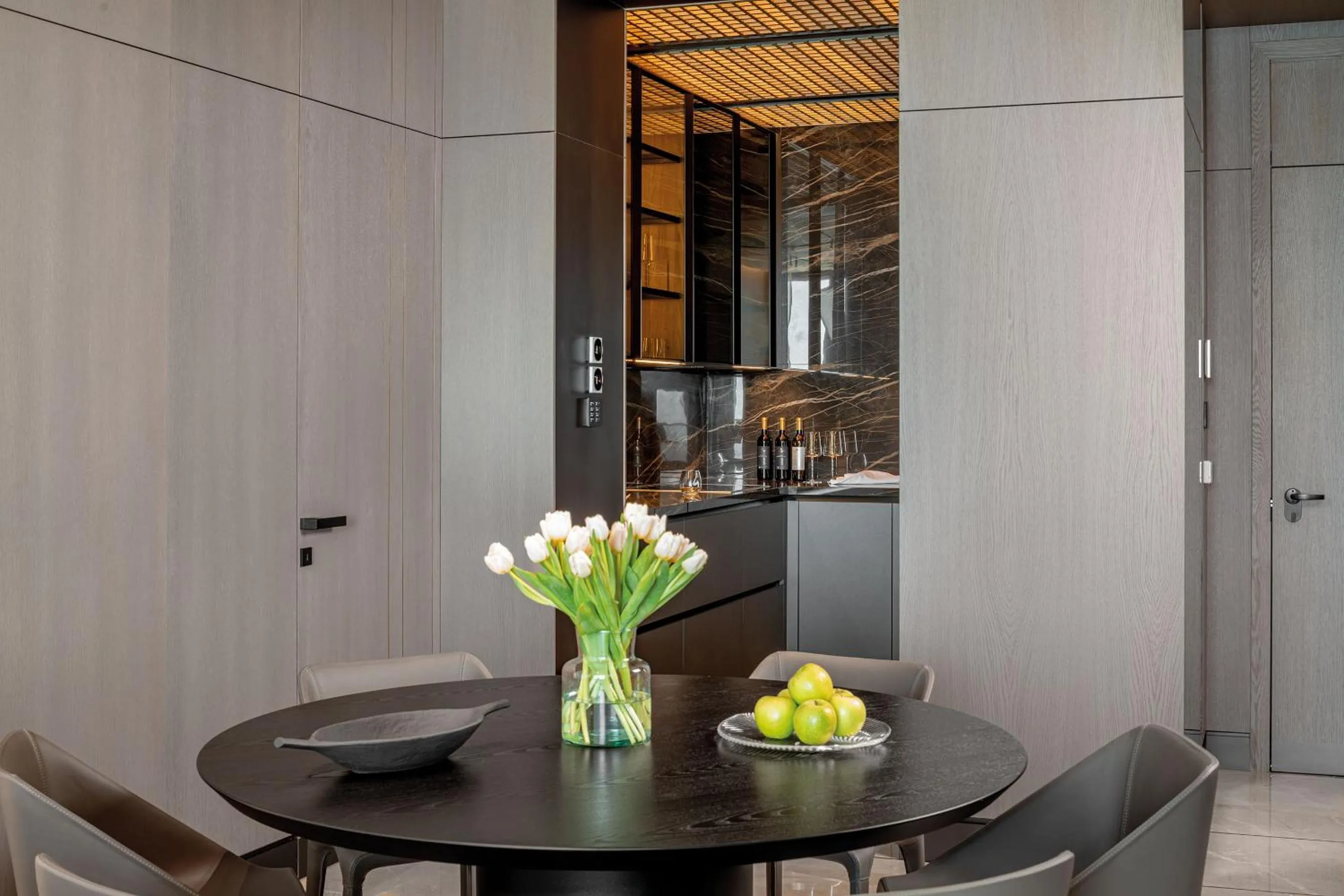 Dining area in Amathus Residences