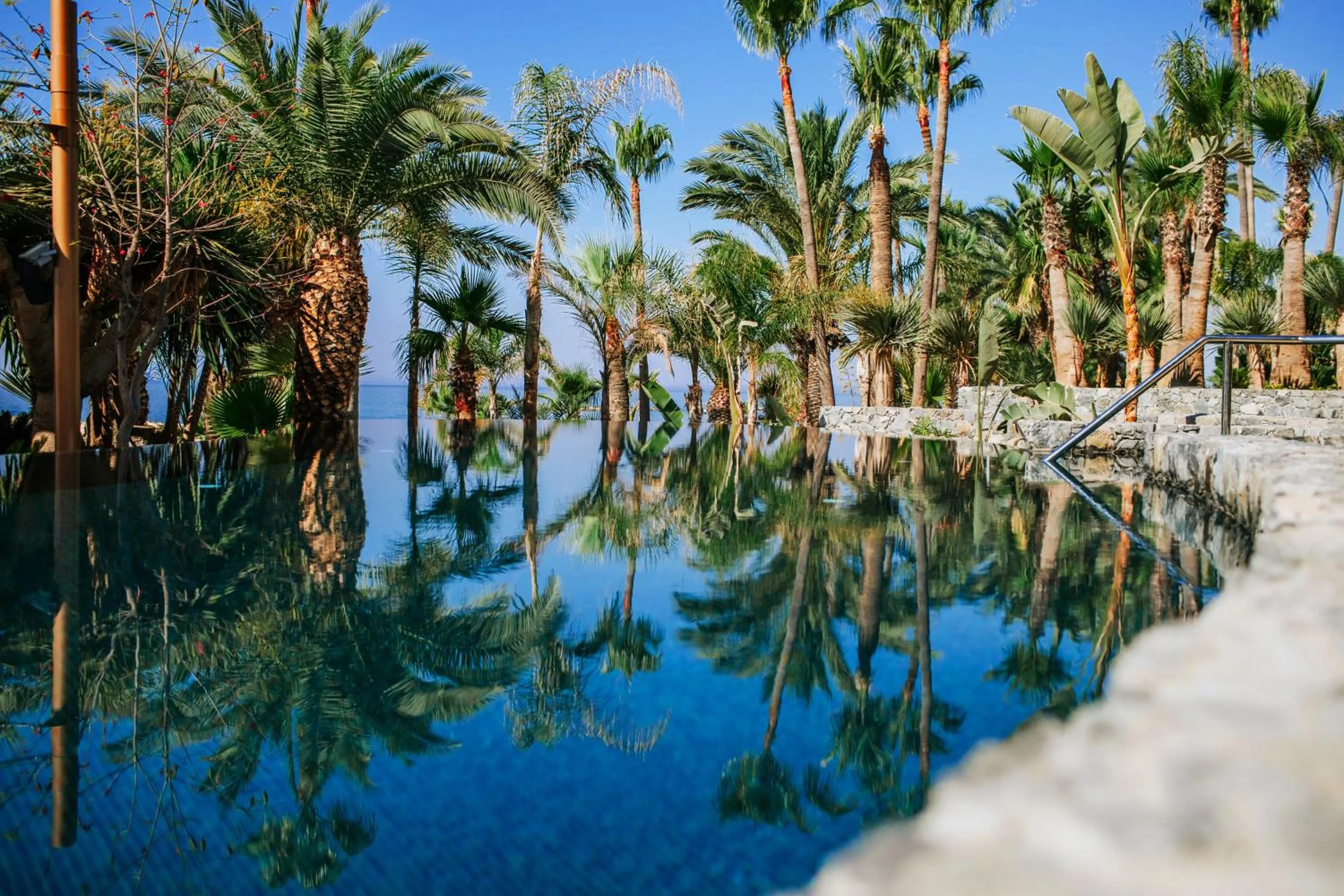 Swimming pool in Amathus Residences