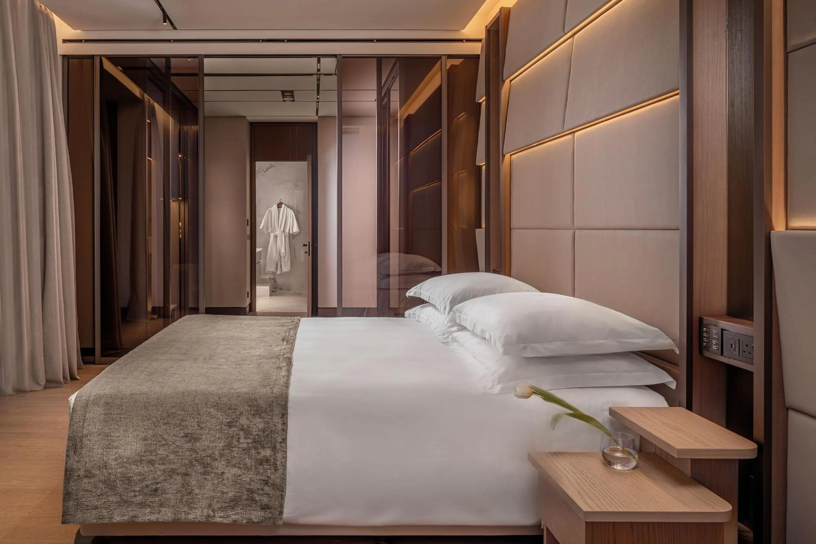 Bedroom, Bed in Amathus Residences