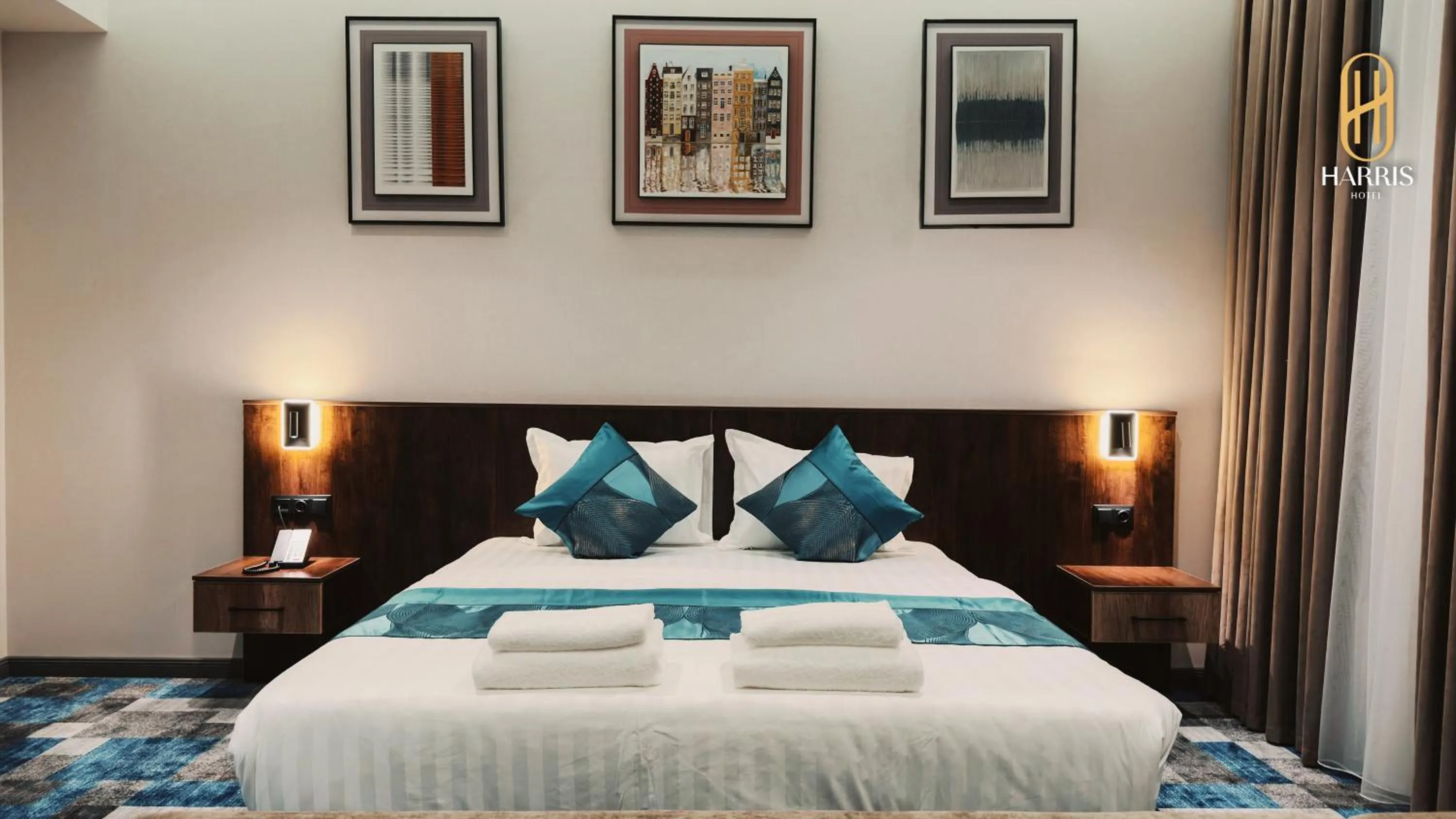 Bedroom, Bed in Harris Hotel Spa&Fitness