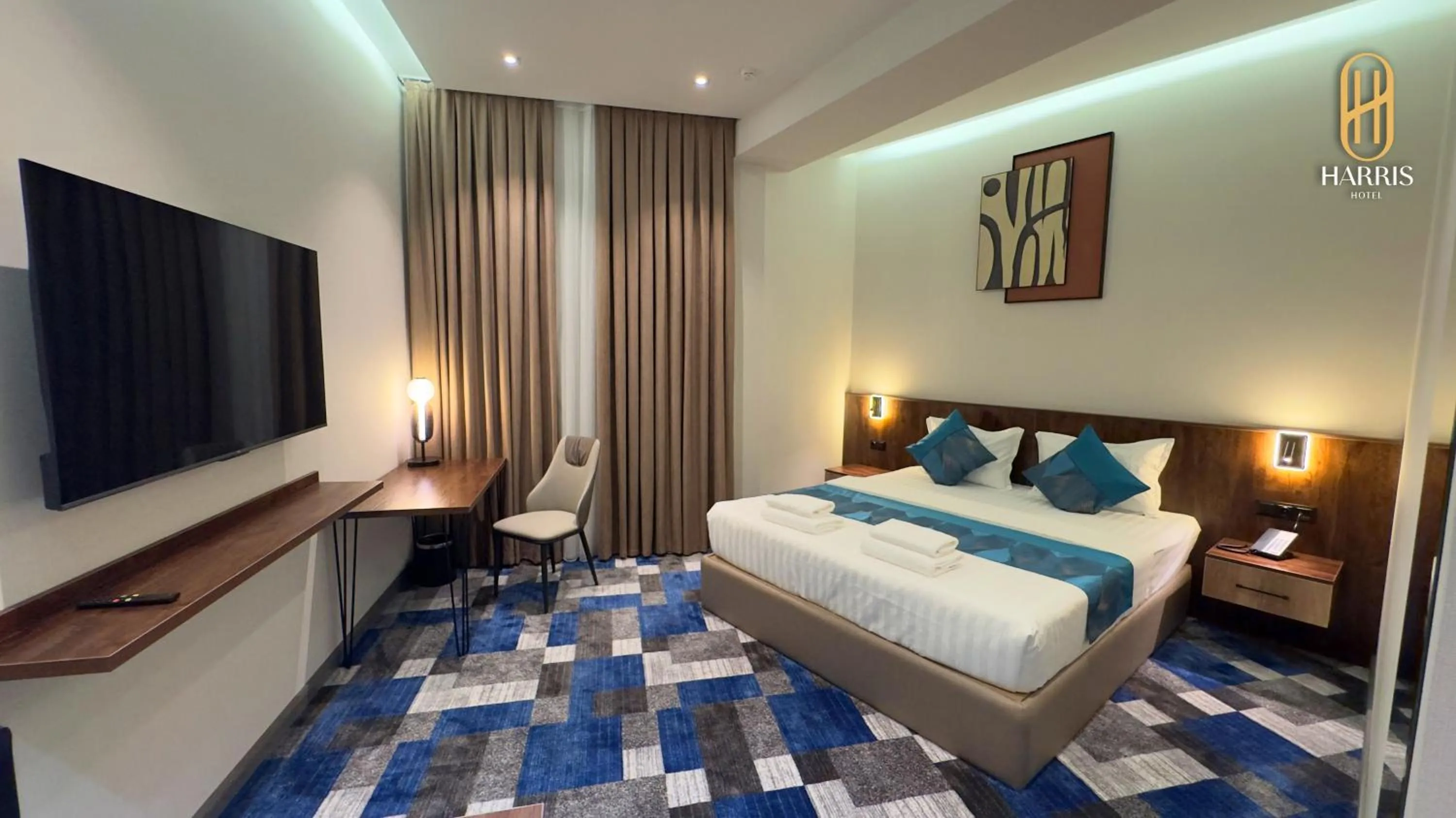 Bedroom, Bed in Harris Hotel Spa&Fitness